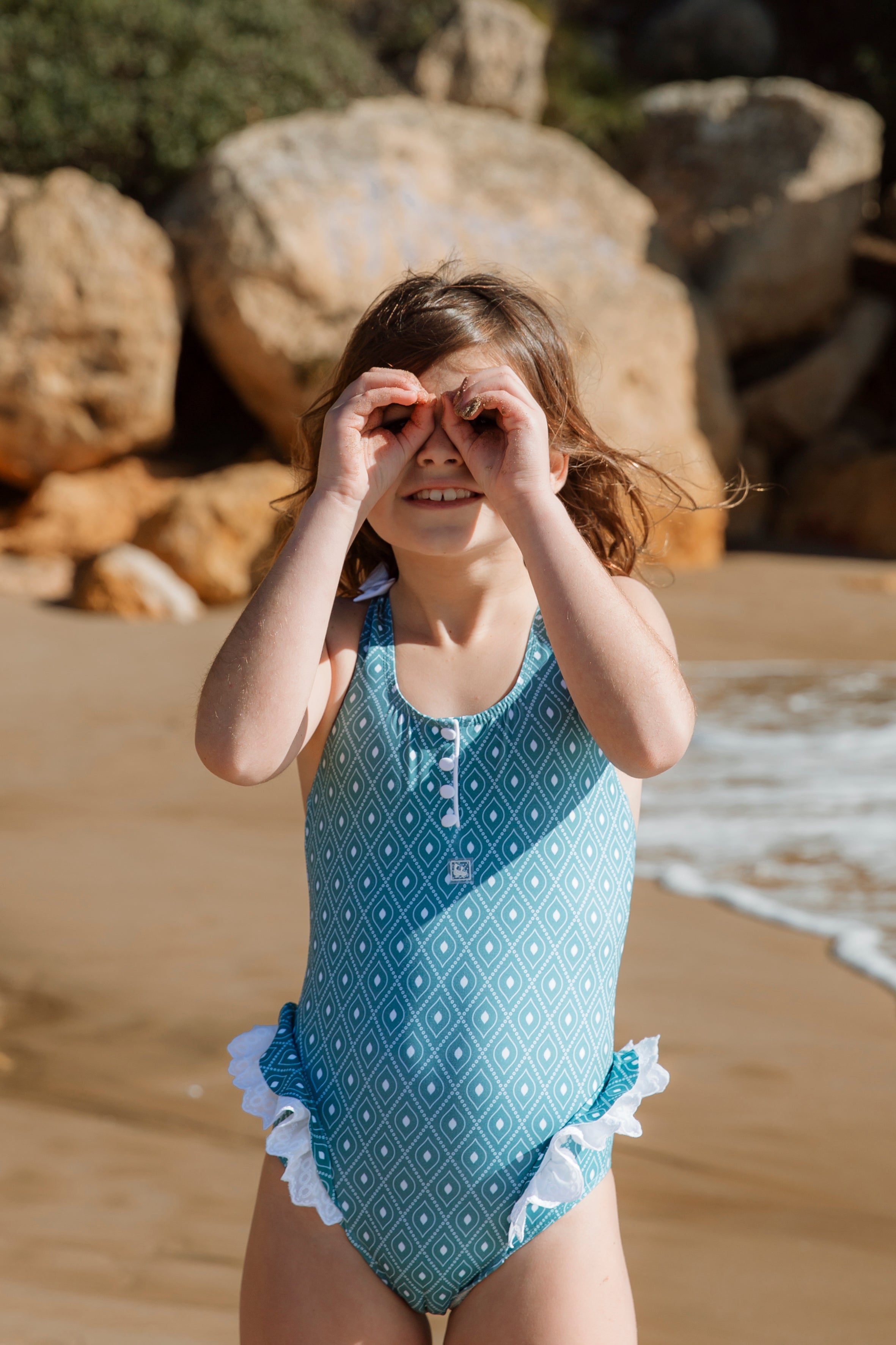 Niña baño