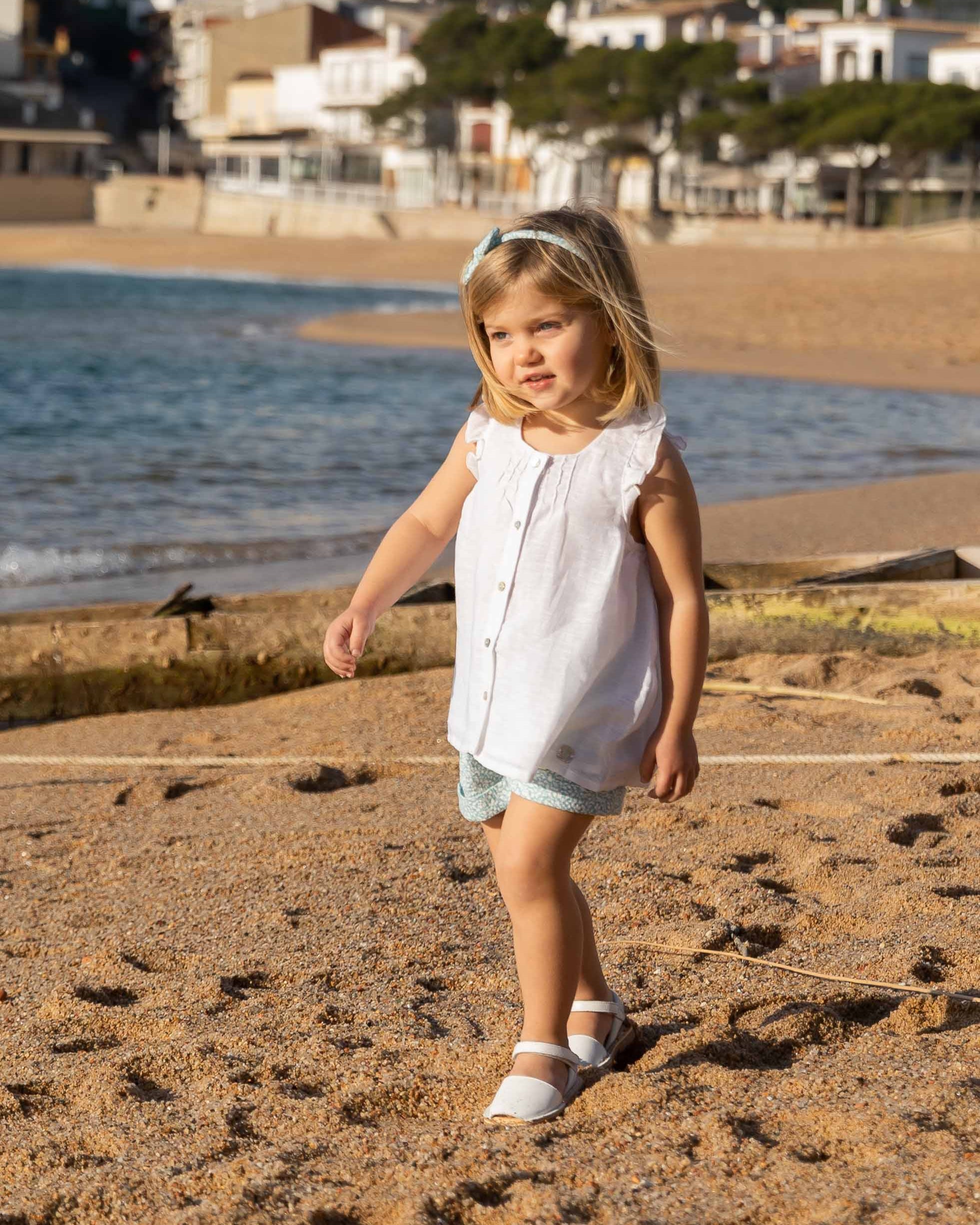 MILAN WHITE LINEN BLOUSE