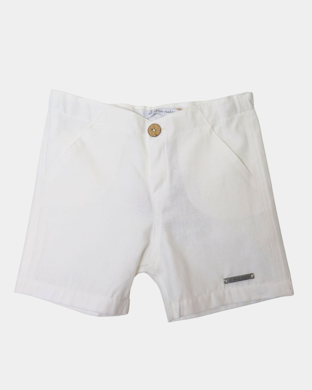 RAW LINEN SHORTS