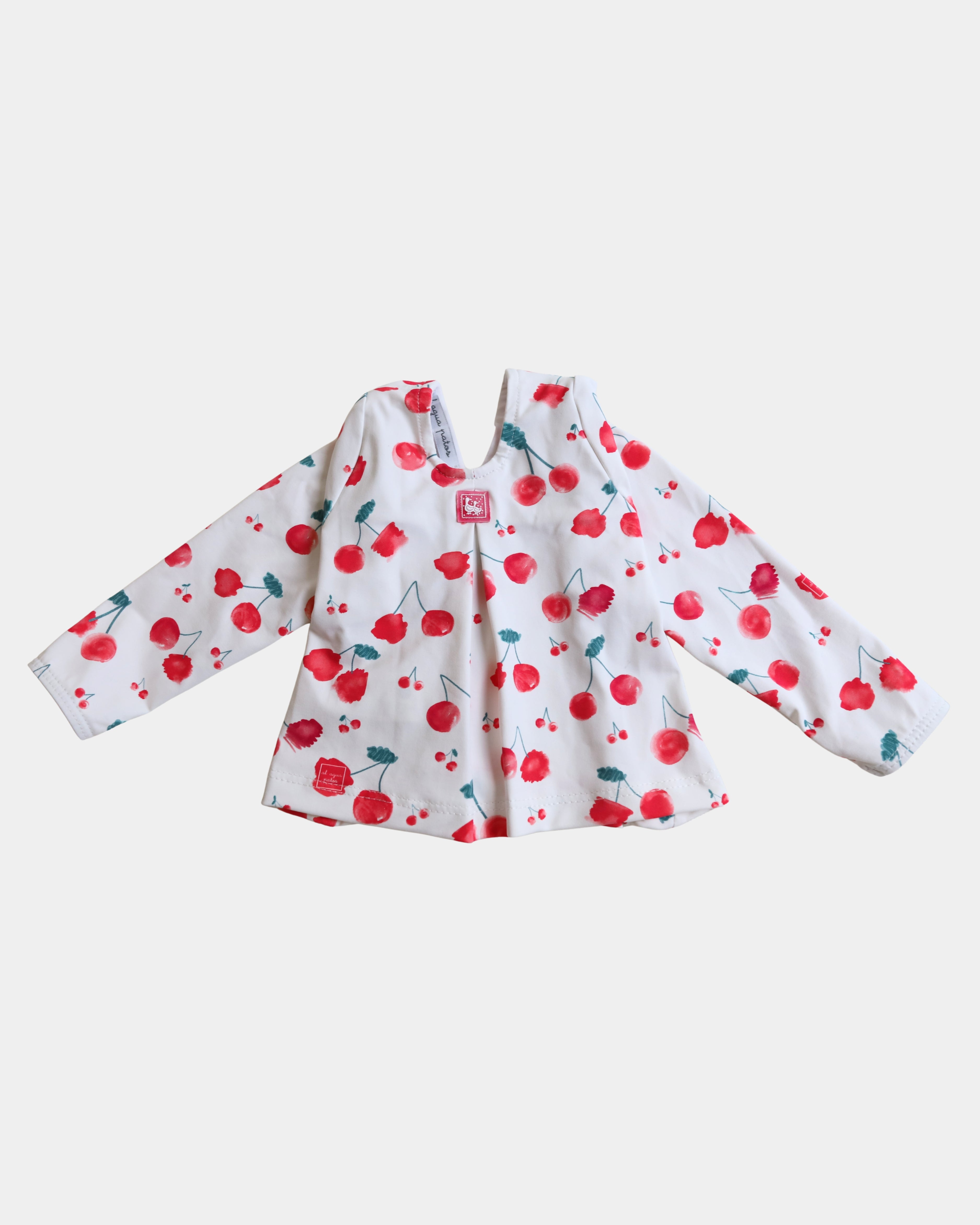 CAMISETA NIÑA M/L CEREZAS