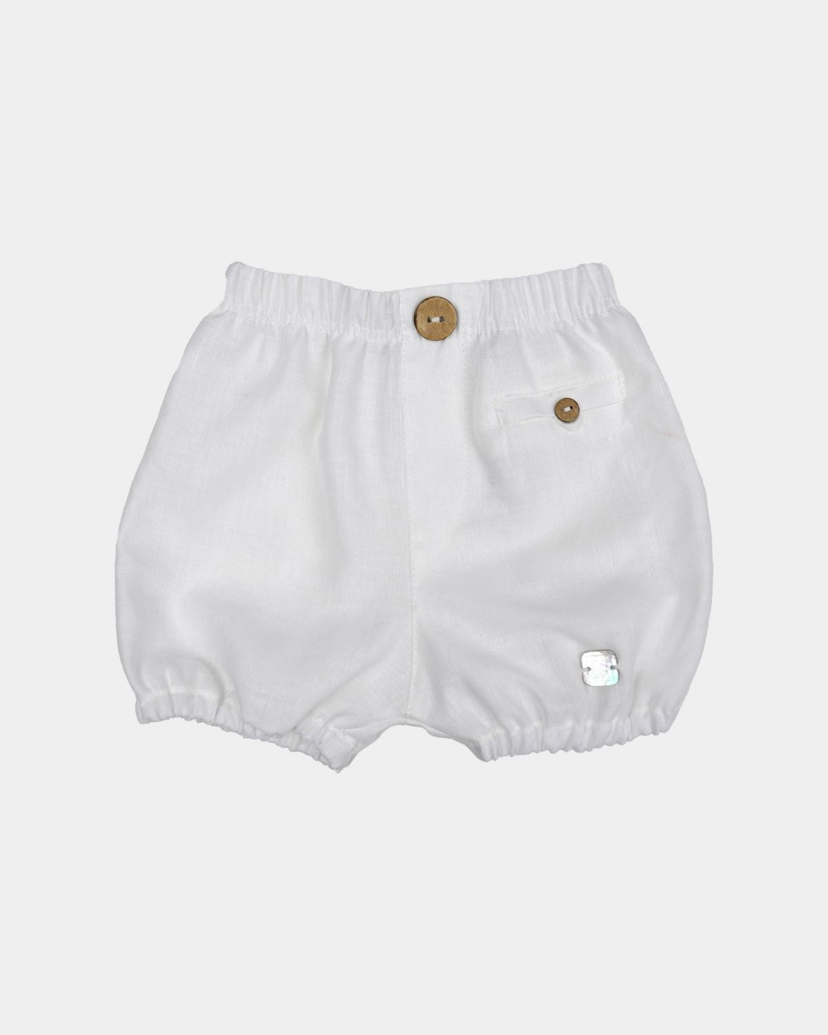 WHITE LINEN BOY DIAPER COVER
