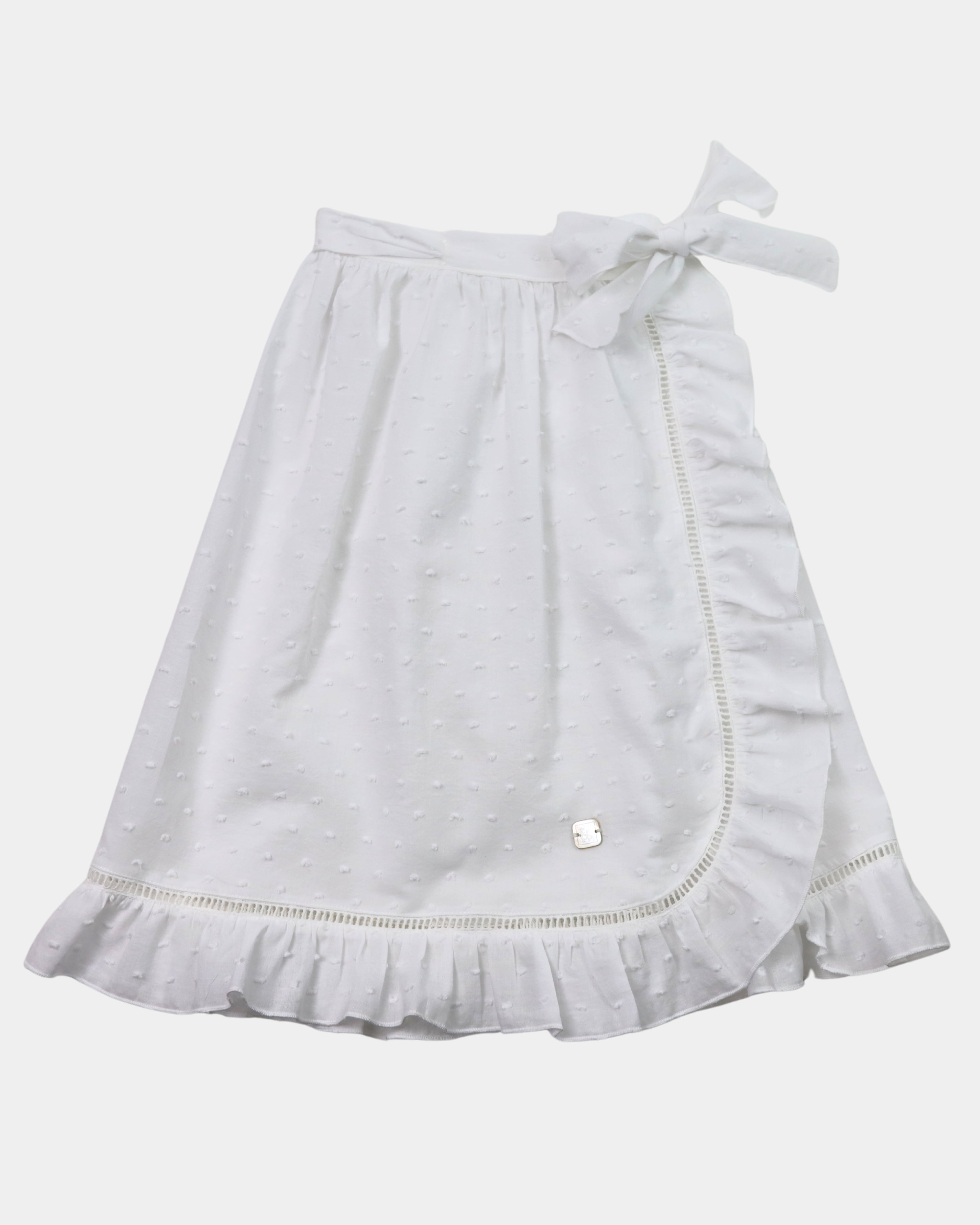 LONG ECRU LINEN SKIRT