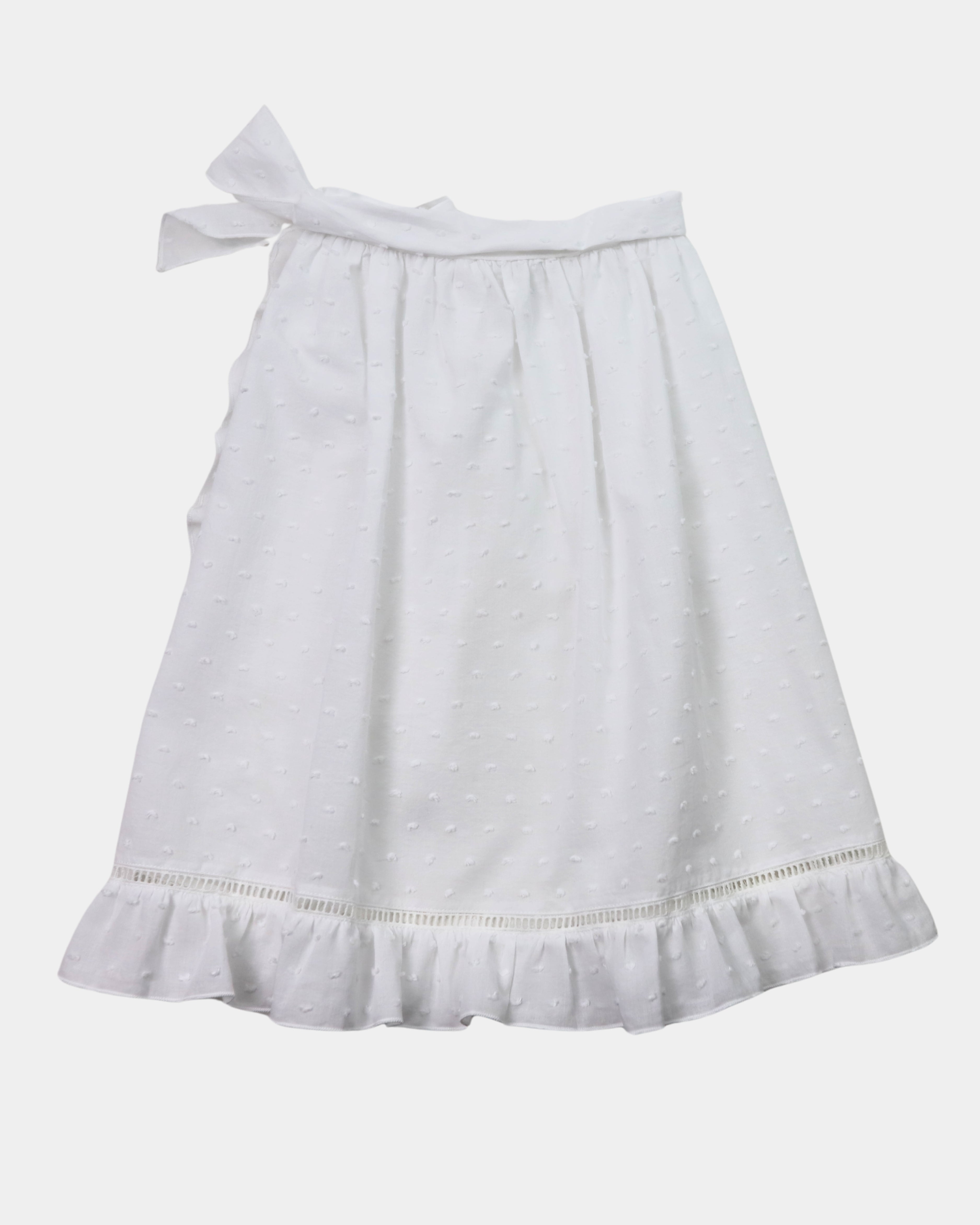 LONG ECRU LINEN SKIRT