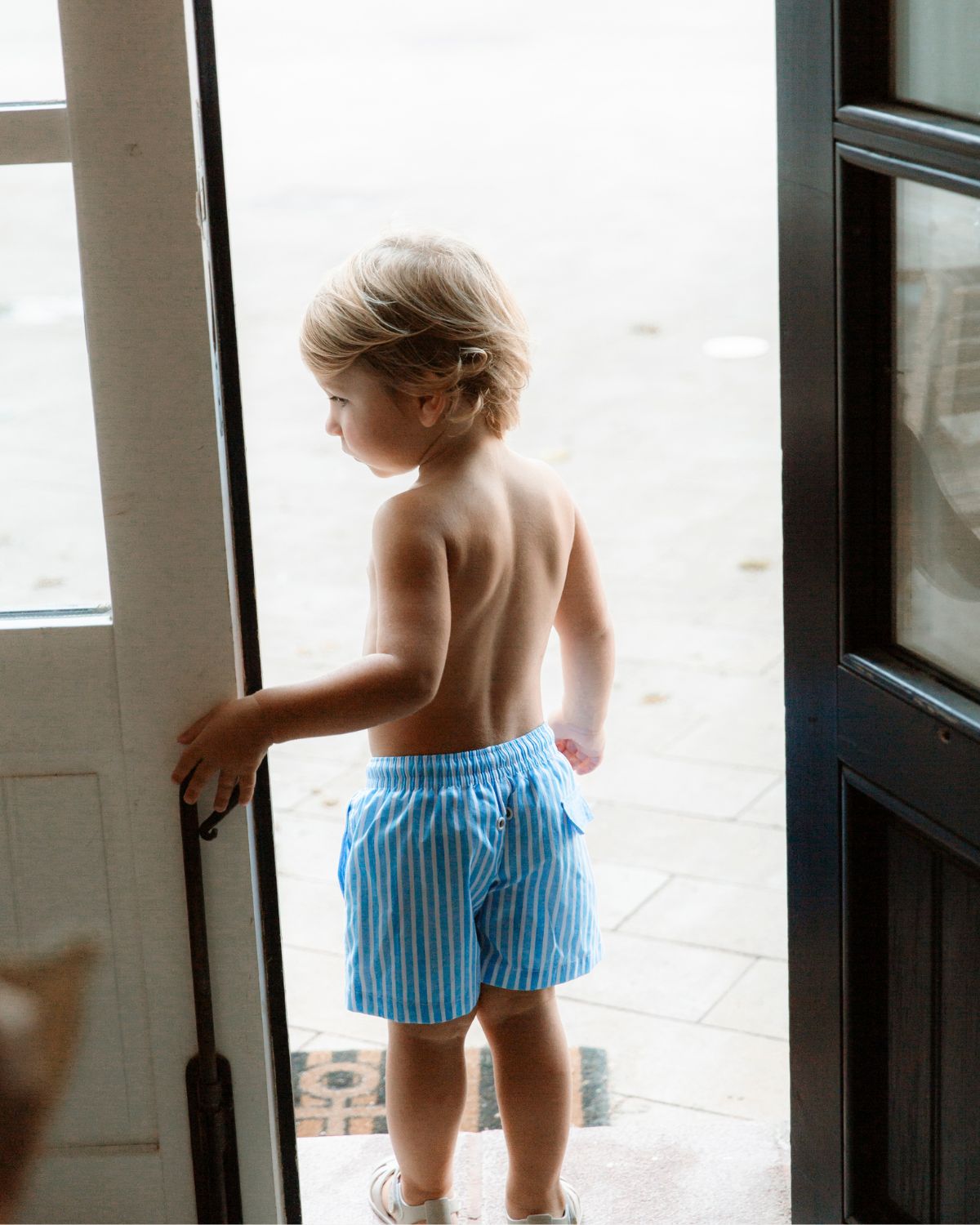 BOXER DA SURF A RIGHE PER BAMBINI