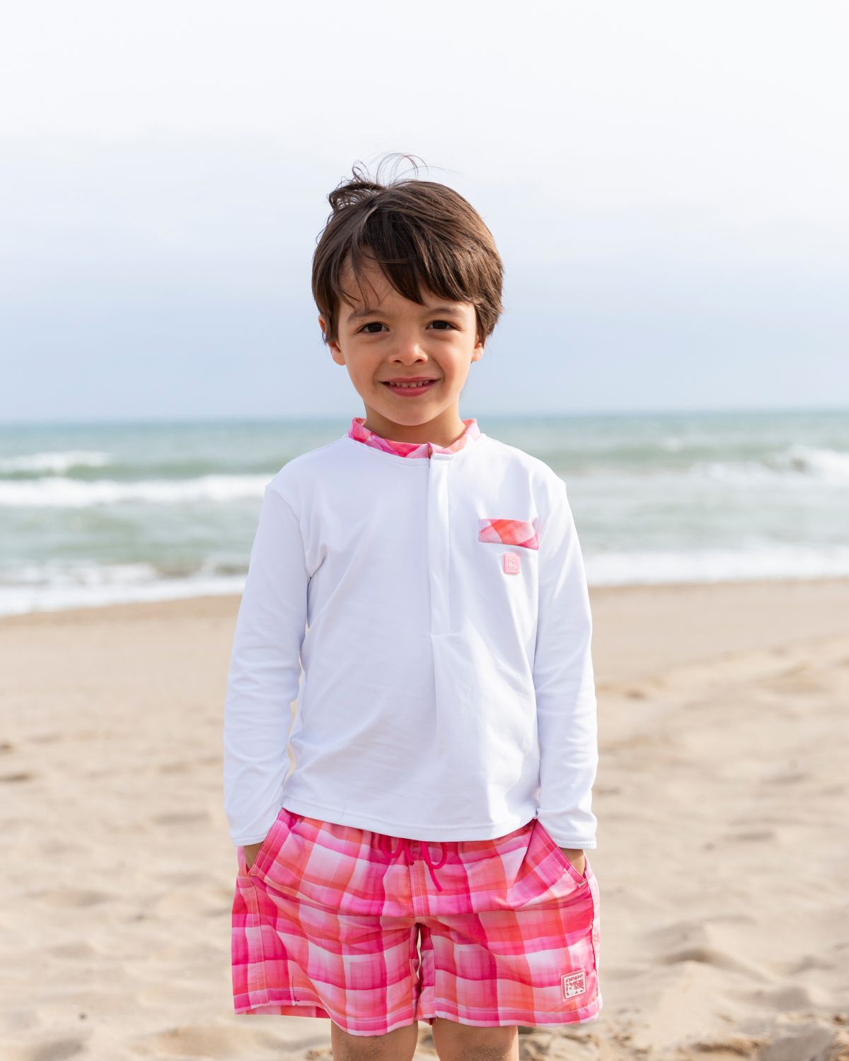 T-SHIRT MADRAS PER BAMBINI M/L