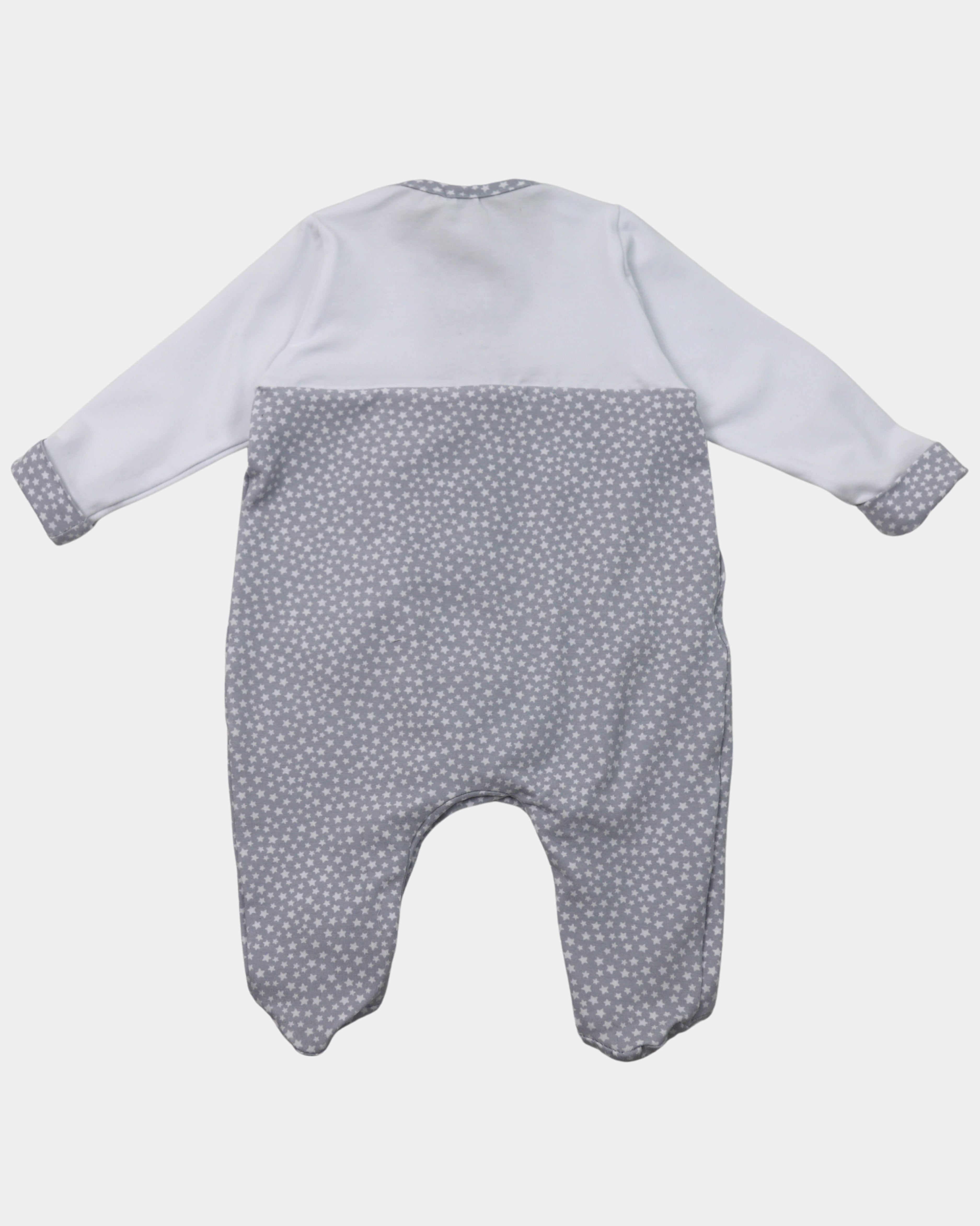 PIJAMA ESTRELLITAS GRIS