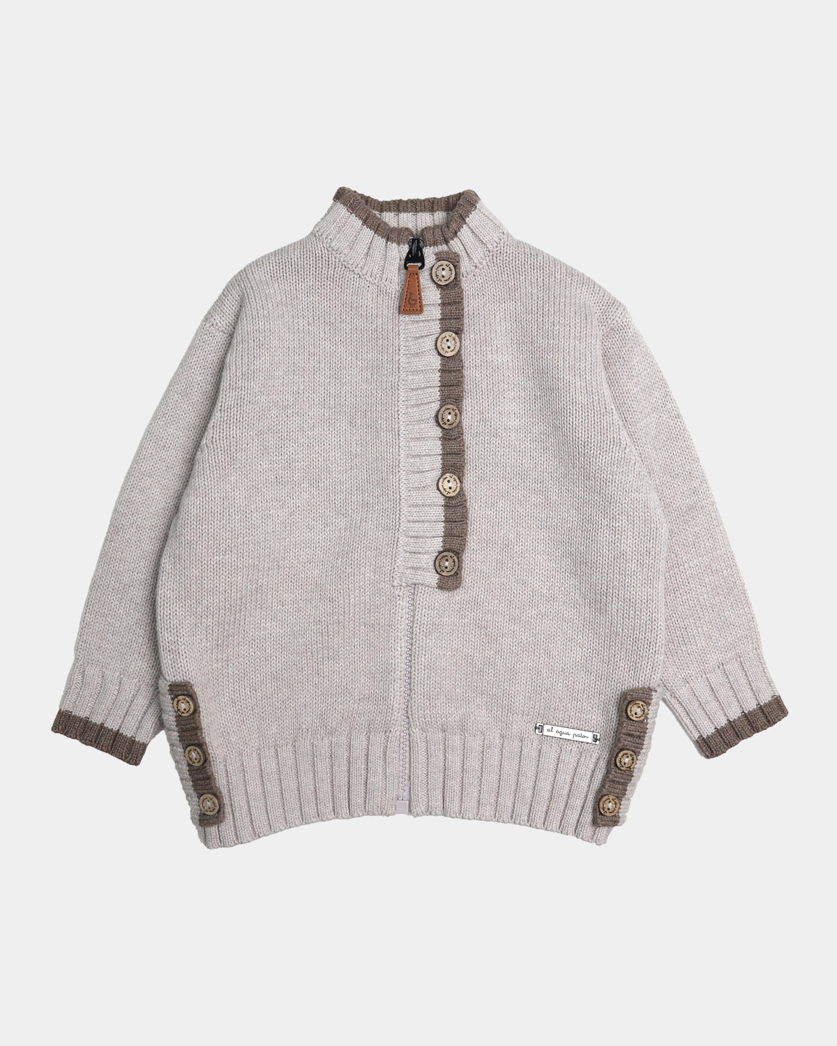 CHAQUETA BEIG-MARRON