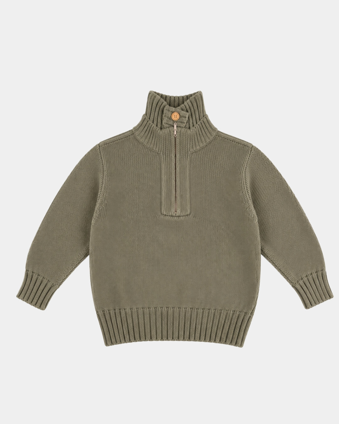 JERSEY DOBLE CUELLO CAQUI
