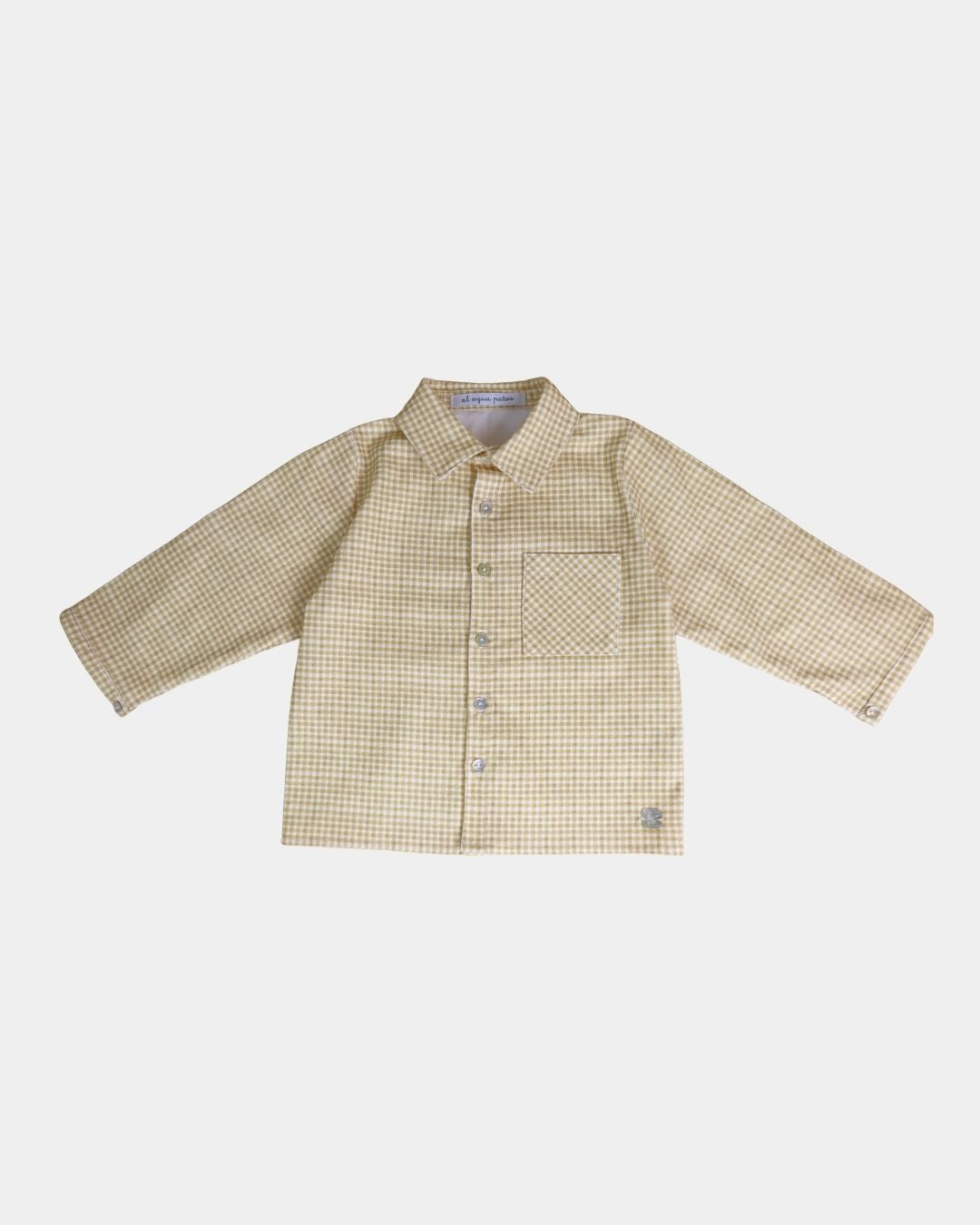 CAMISA VICHY OCRE