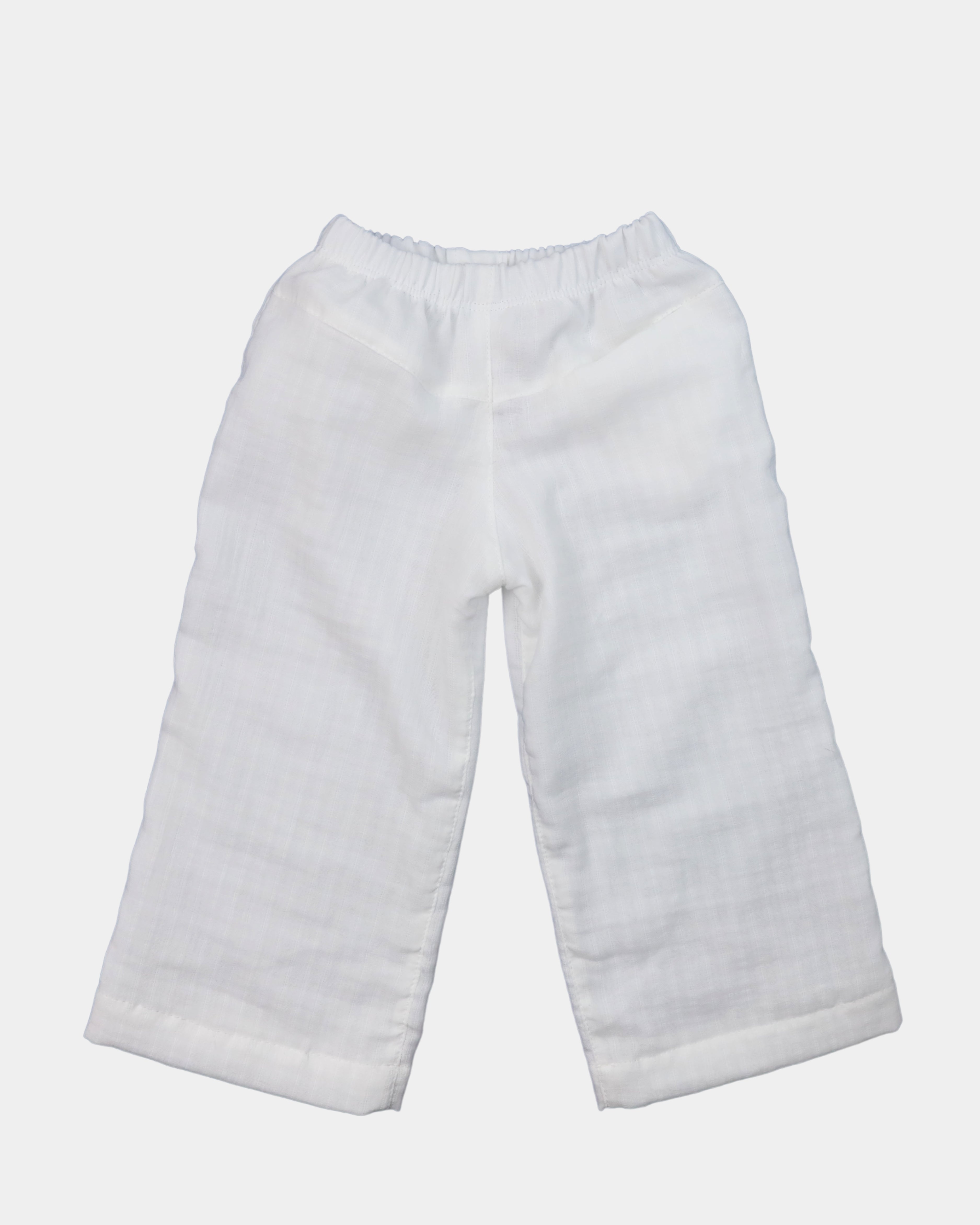 PANT. NIÑA LINO BLANCO