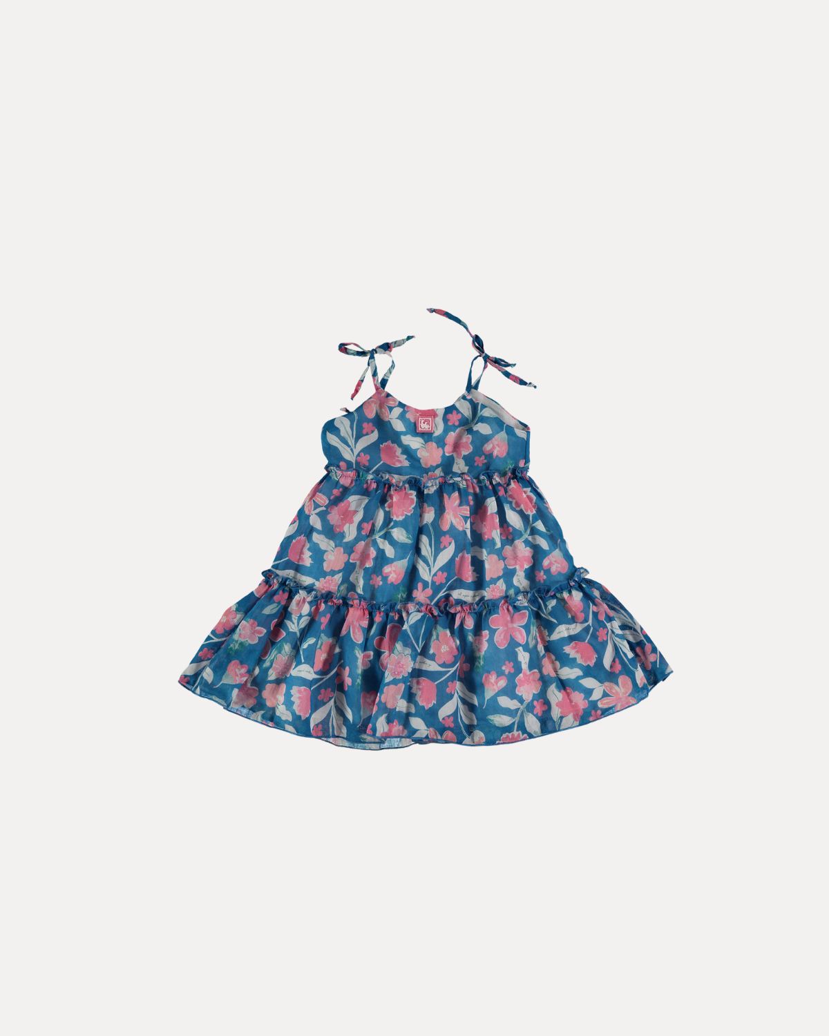 VESTIDO VOILE CORAL
