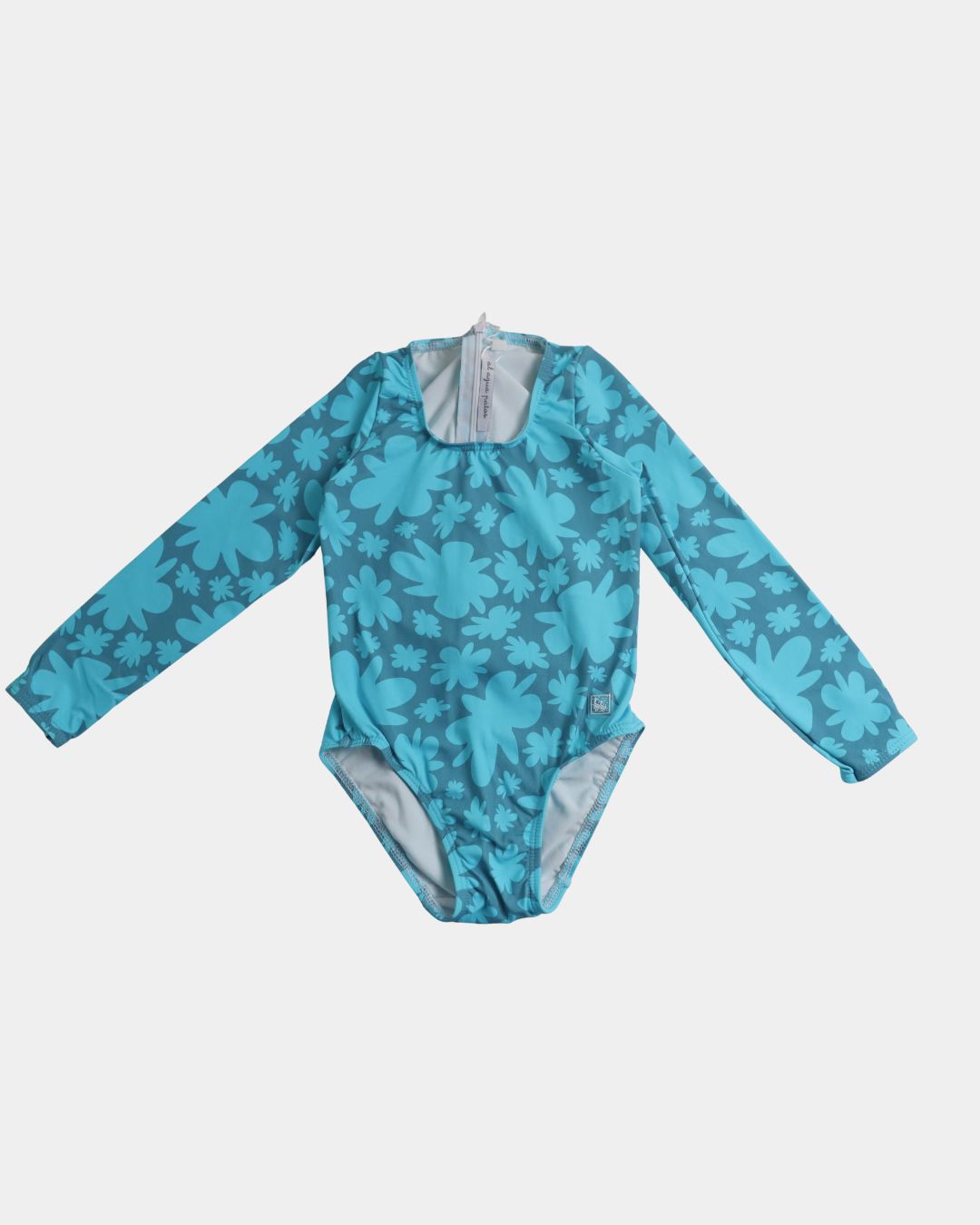 BAÑADOR LYCRA HIBISCUS MANGA LARGA