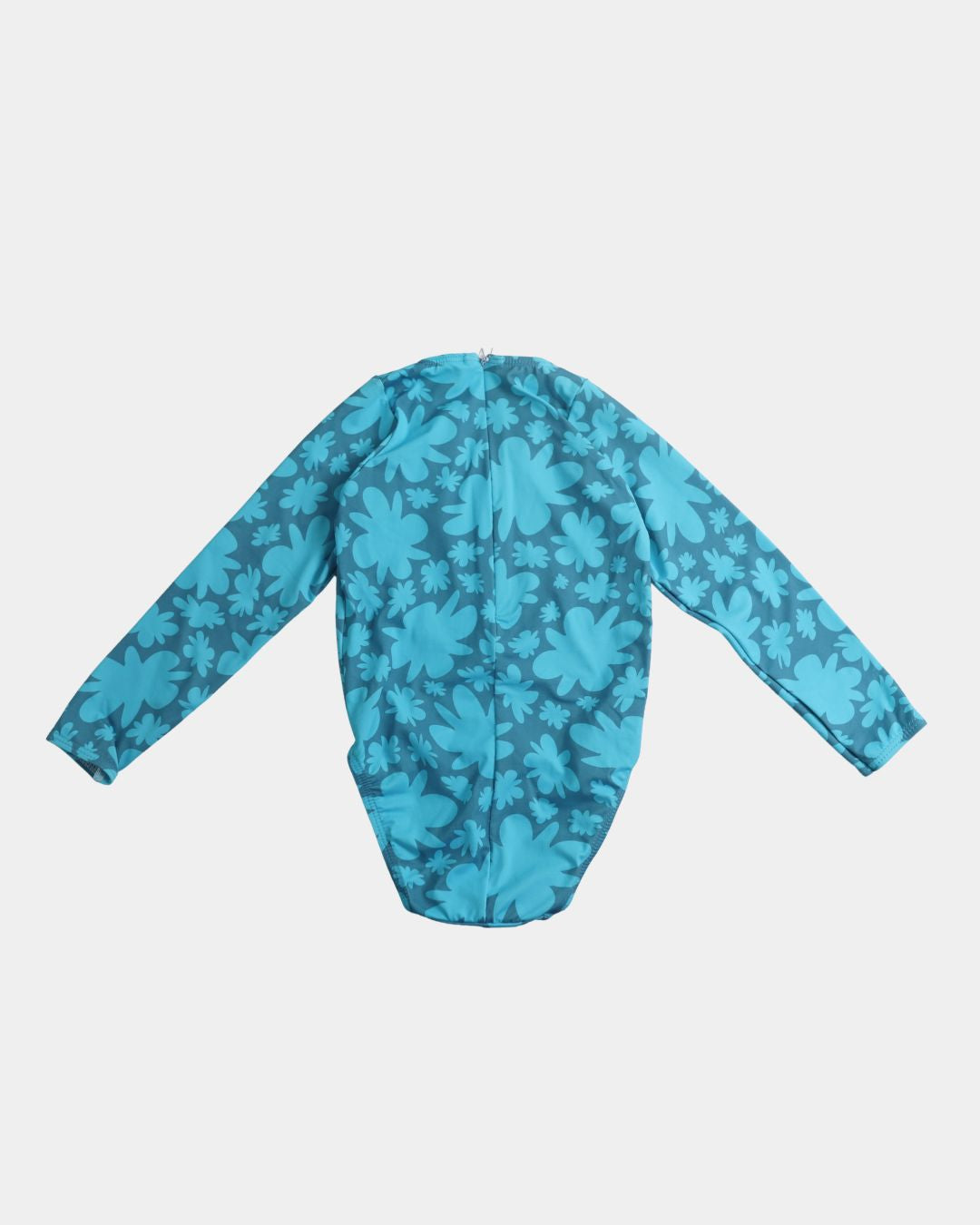 BAÑADOR LYCRA HIBISCUS MANGA LARGA