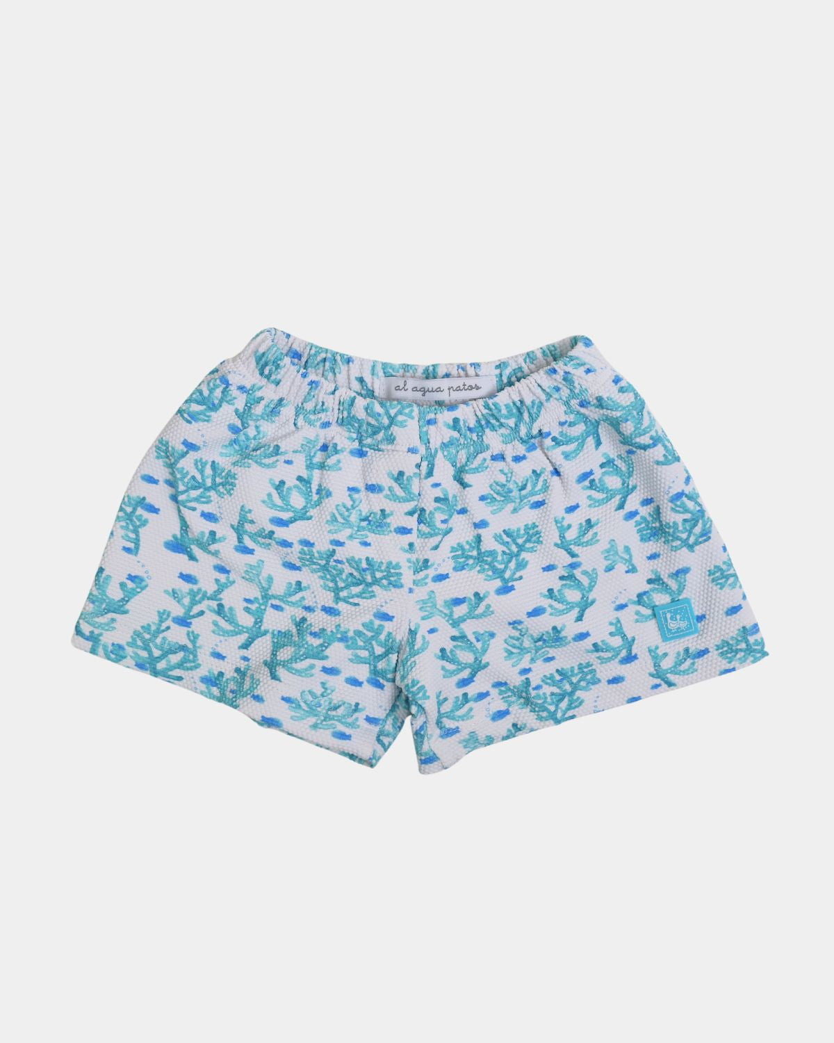 Boxer in lycra color corallo