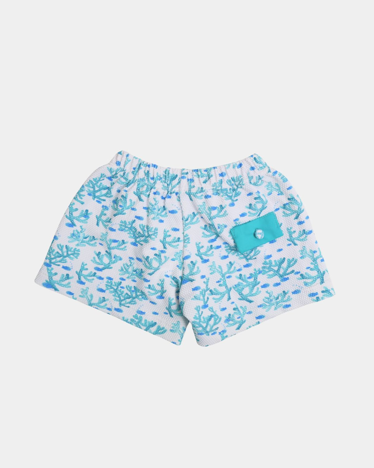 Boxer in lycra color corallo