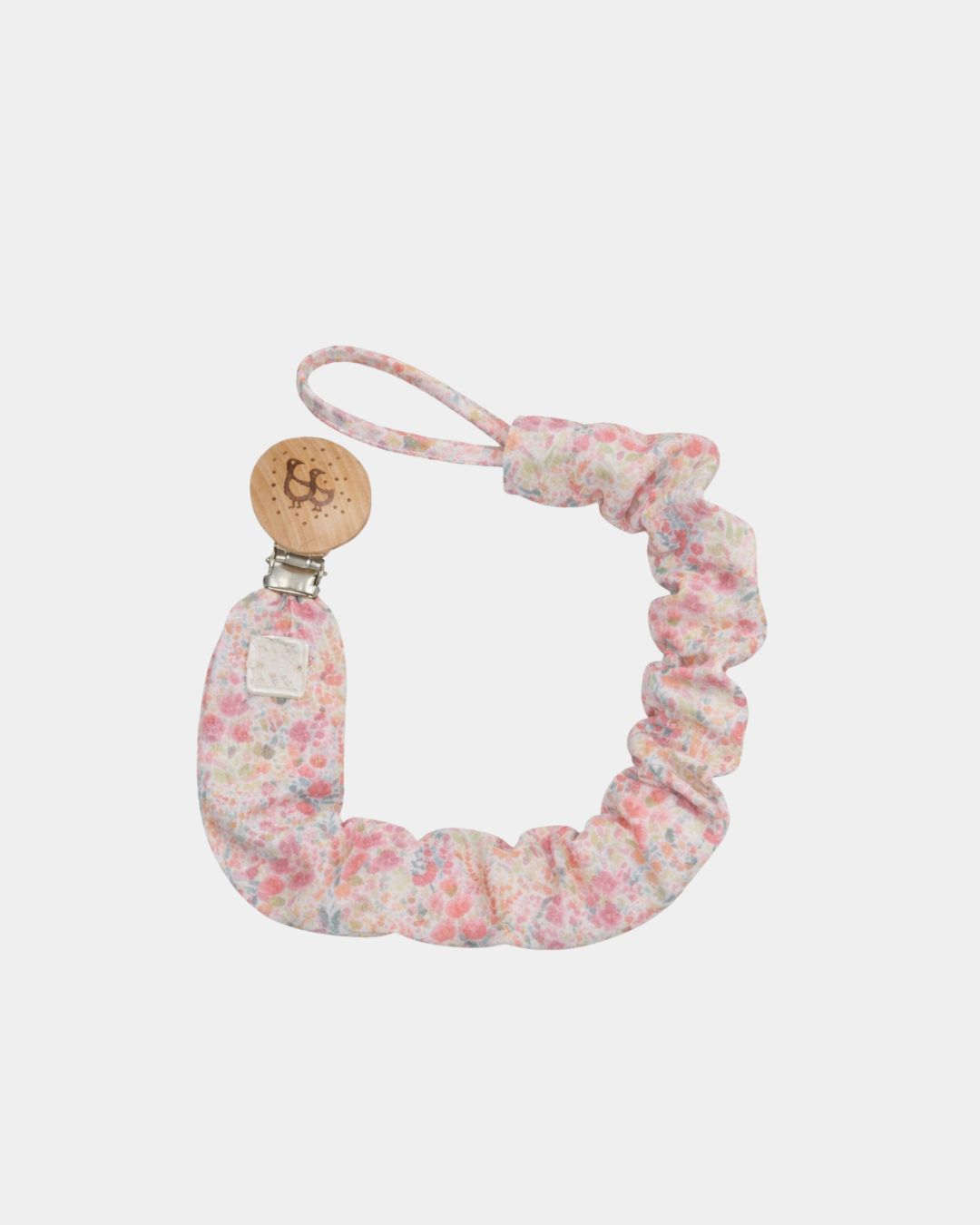 MONET FABRIC PACIFIER CLIP