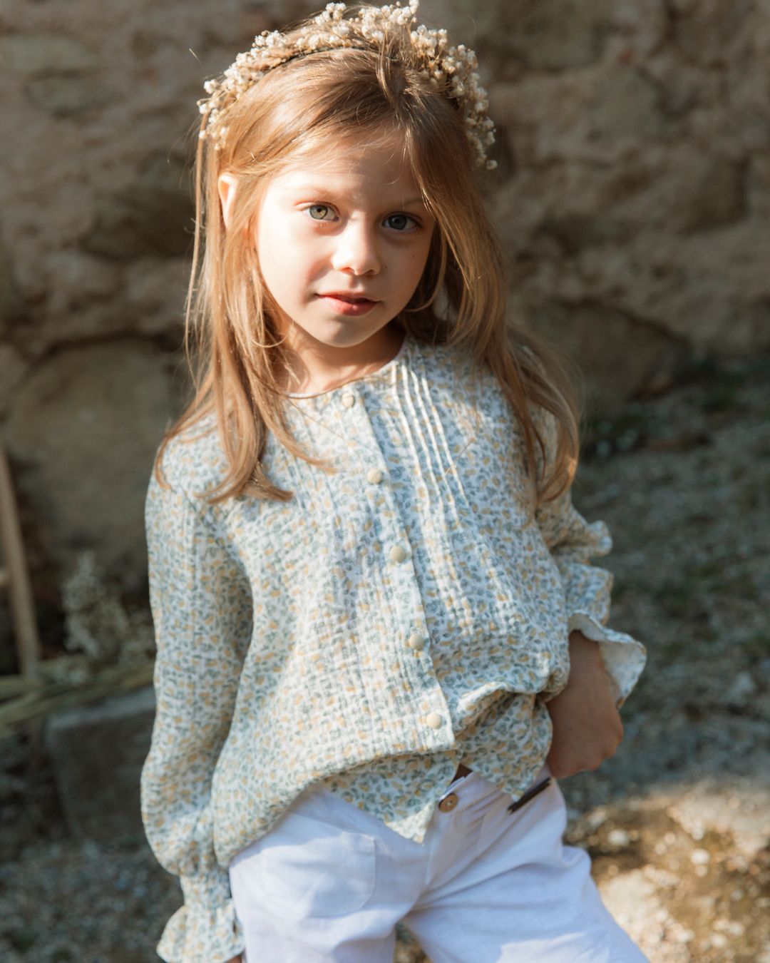 GIRL BLOUSE LIMONCELLO