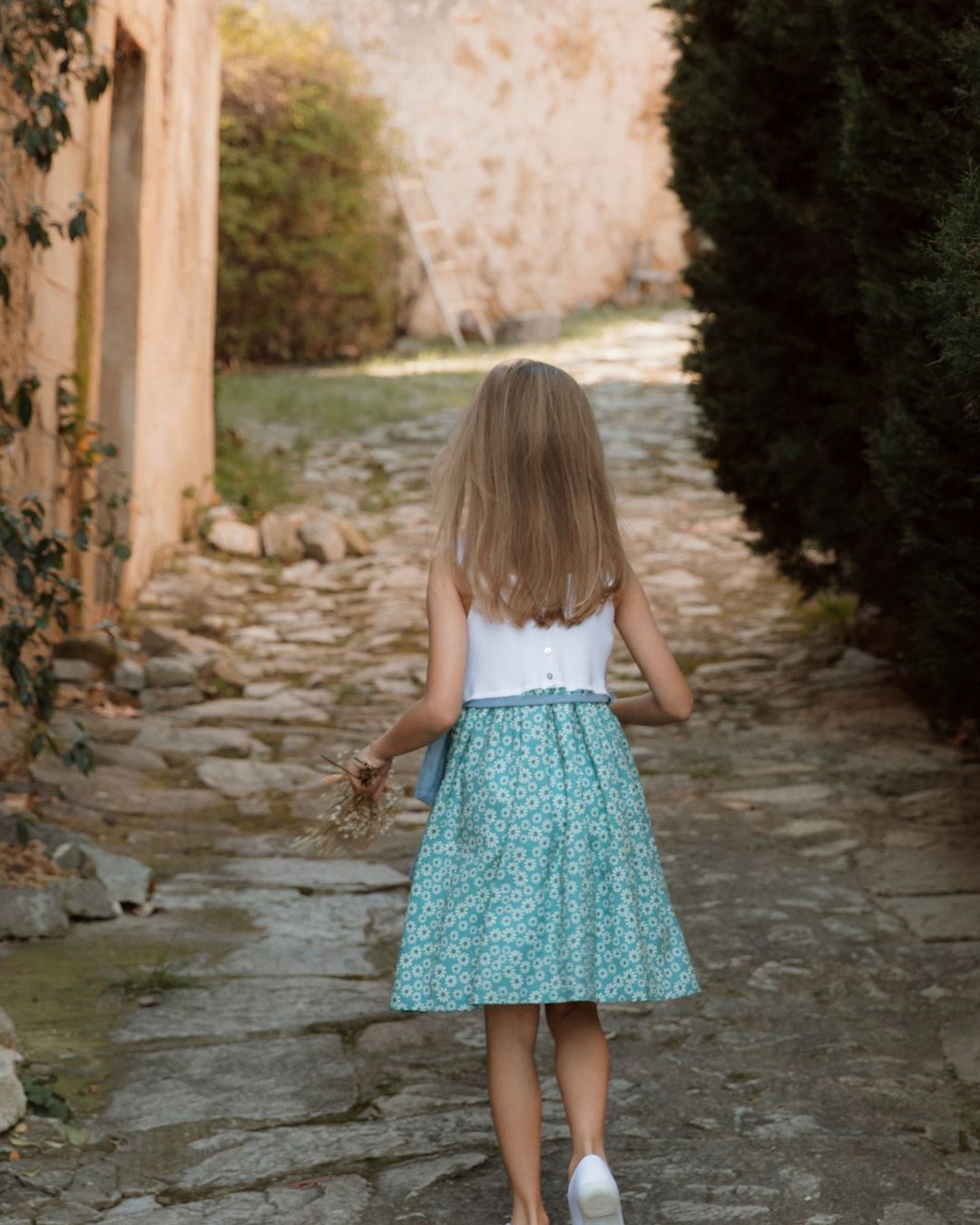 SANDRA DAISY STRAP DRESS