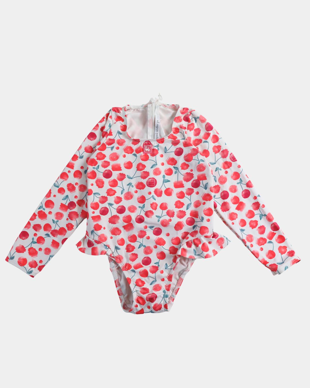 BAÑADOR LYCRA CEREZAS MANGA LARGA