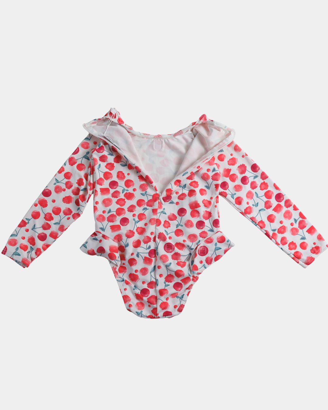 BAÑADOR LYCRA CEREZAS MANGA LARGA