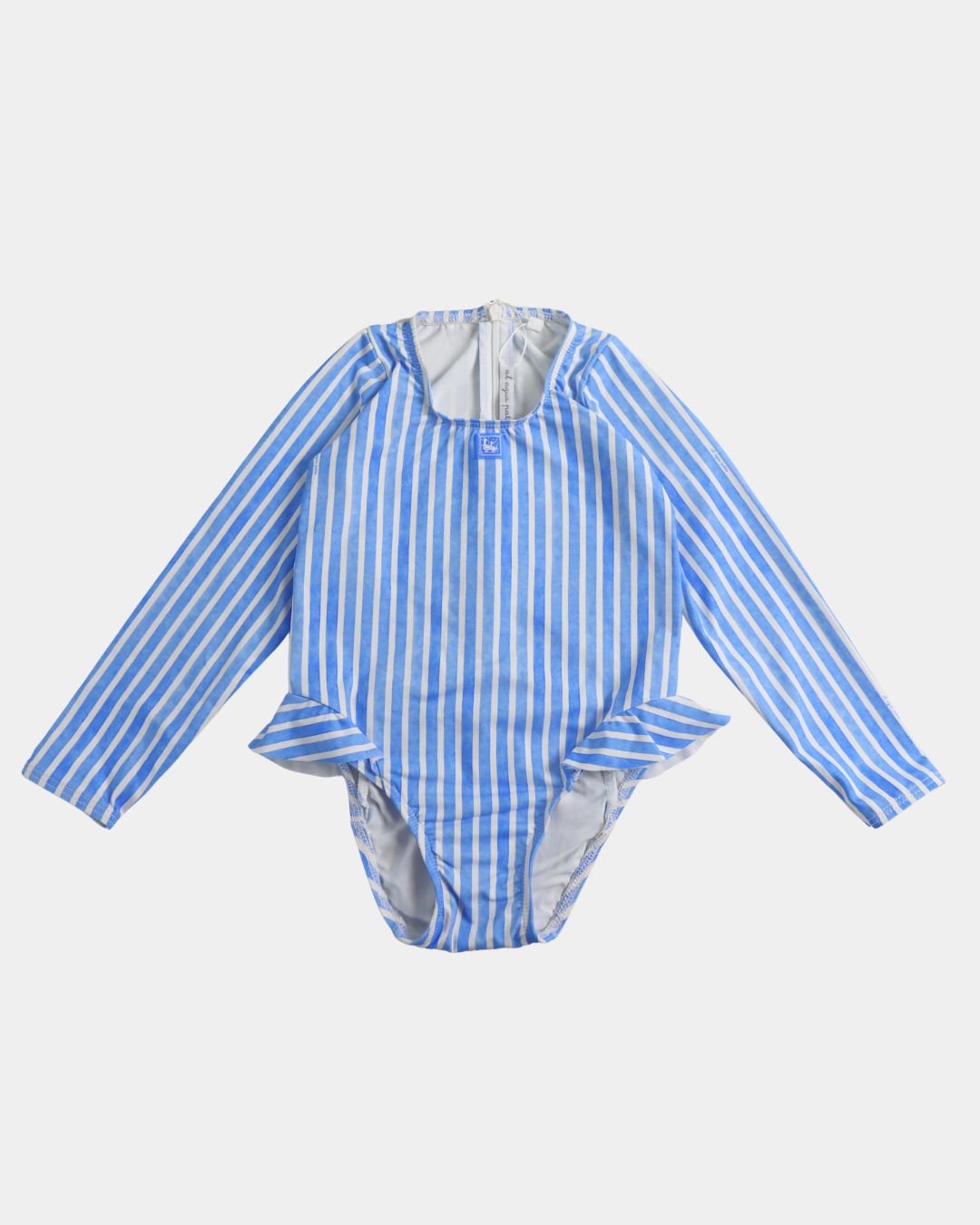 COSTUME DA BAGNO IN LYCRA A RIGHE A MANICA LUNGA