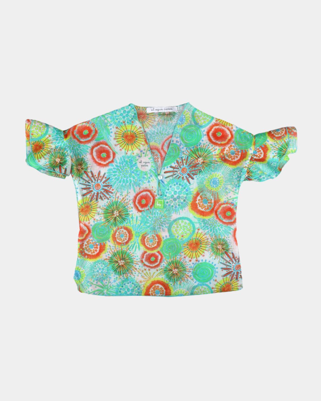 FIRE PRINT KAFTAN