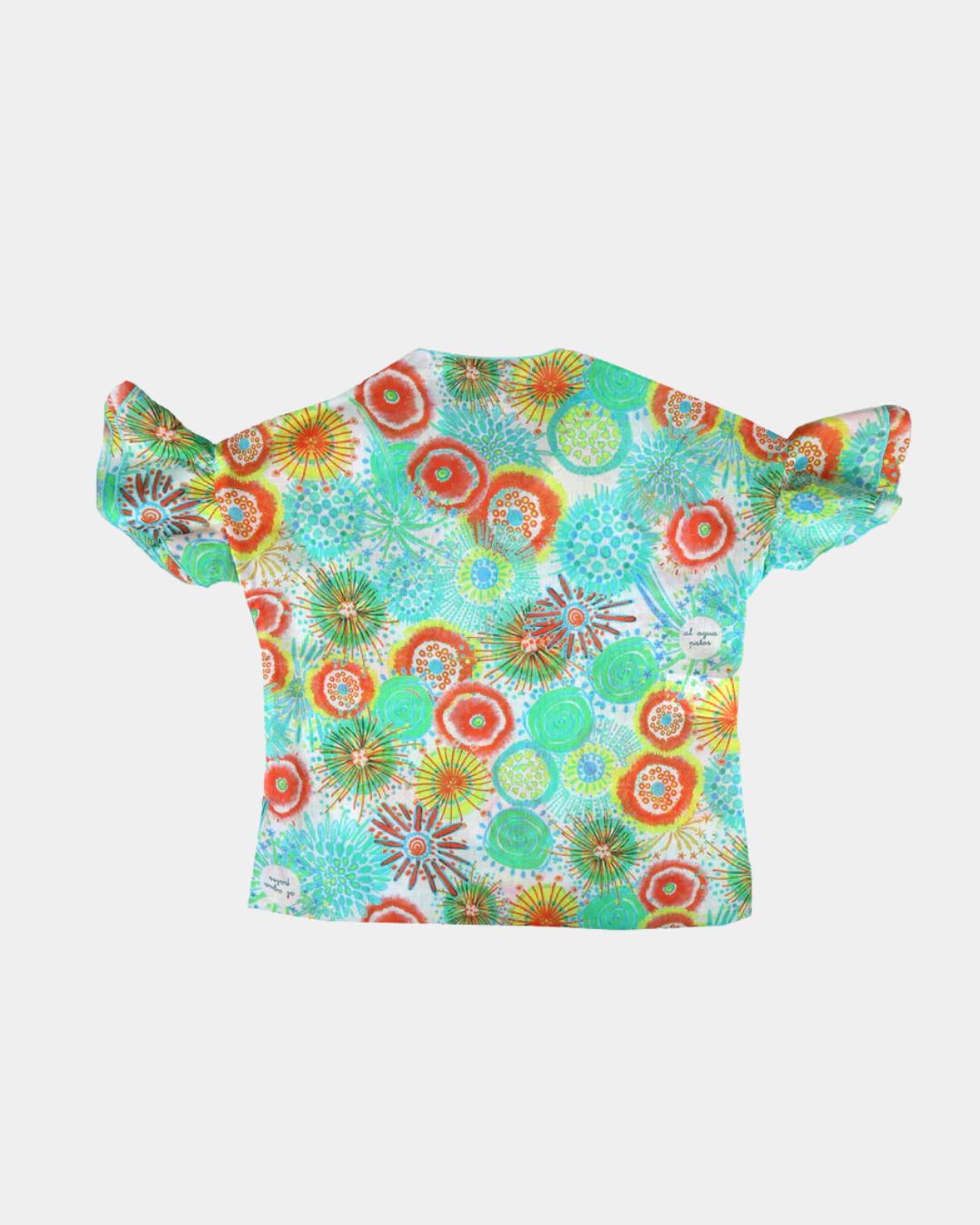 FIRE PRINT KAFTAN