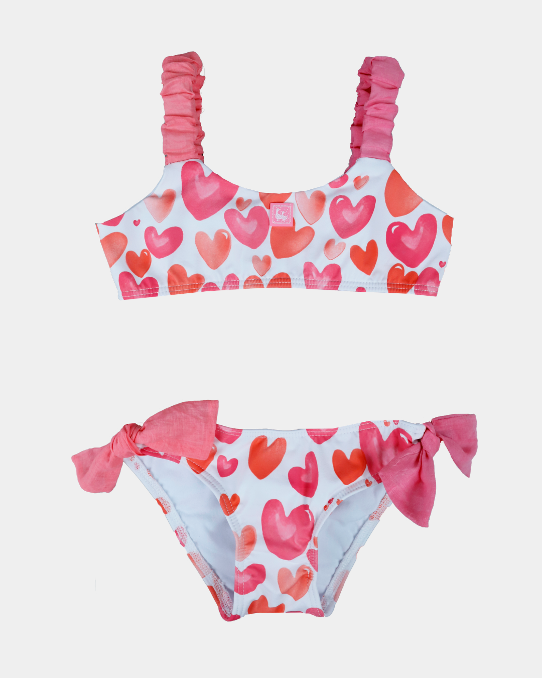 BIKINI NIÑA CORAZONES