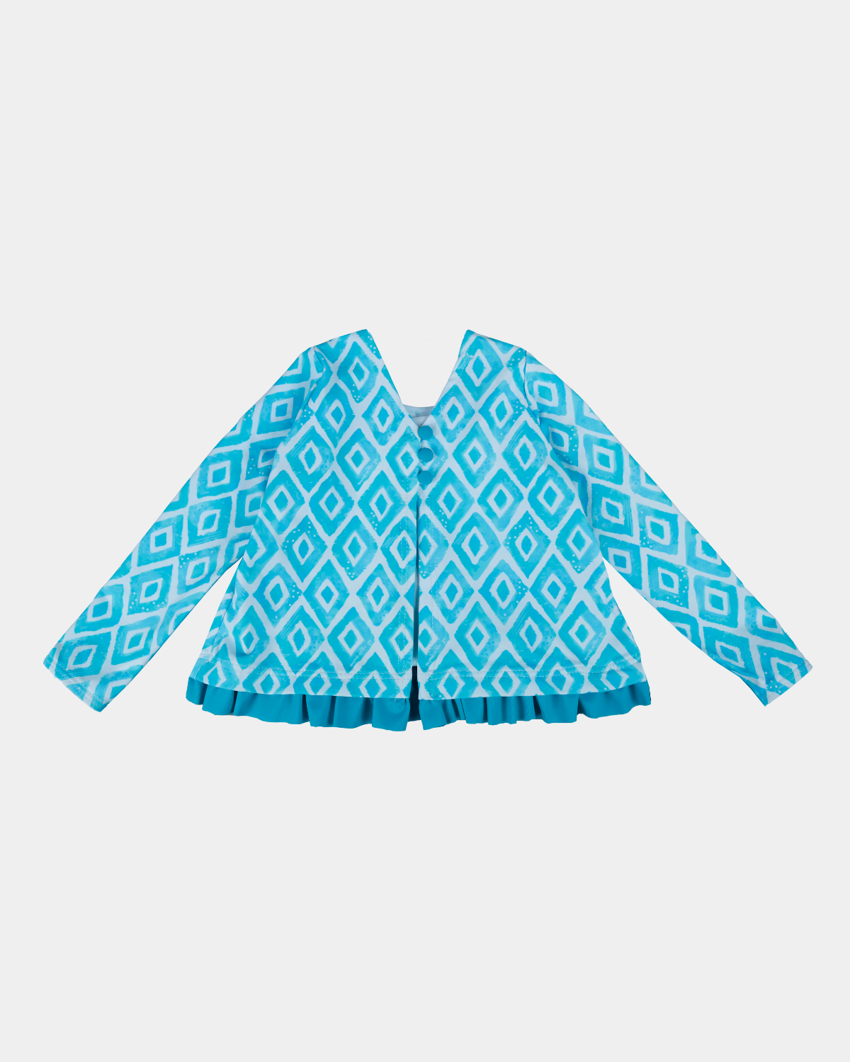 CAMISETA NIÑA M/L ROMBOS