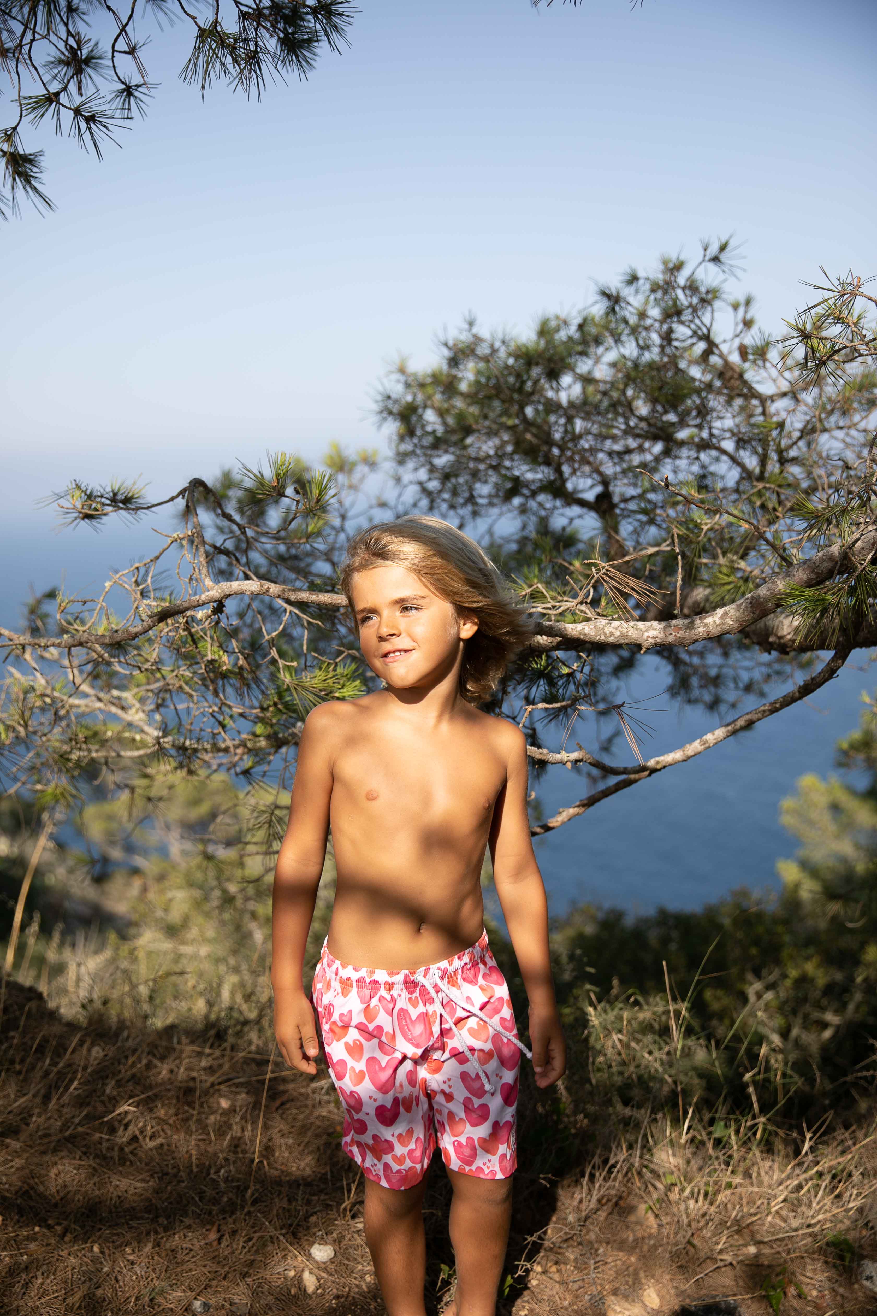 BOXER SURF NIÑO CORAZONES