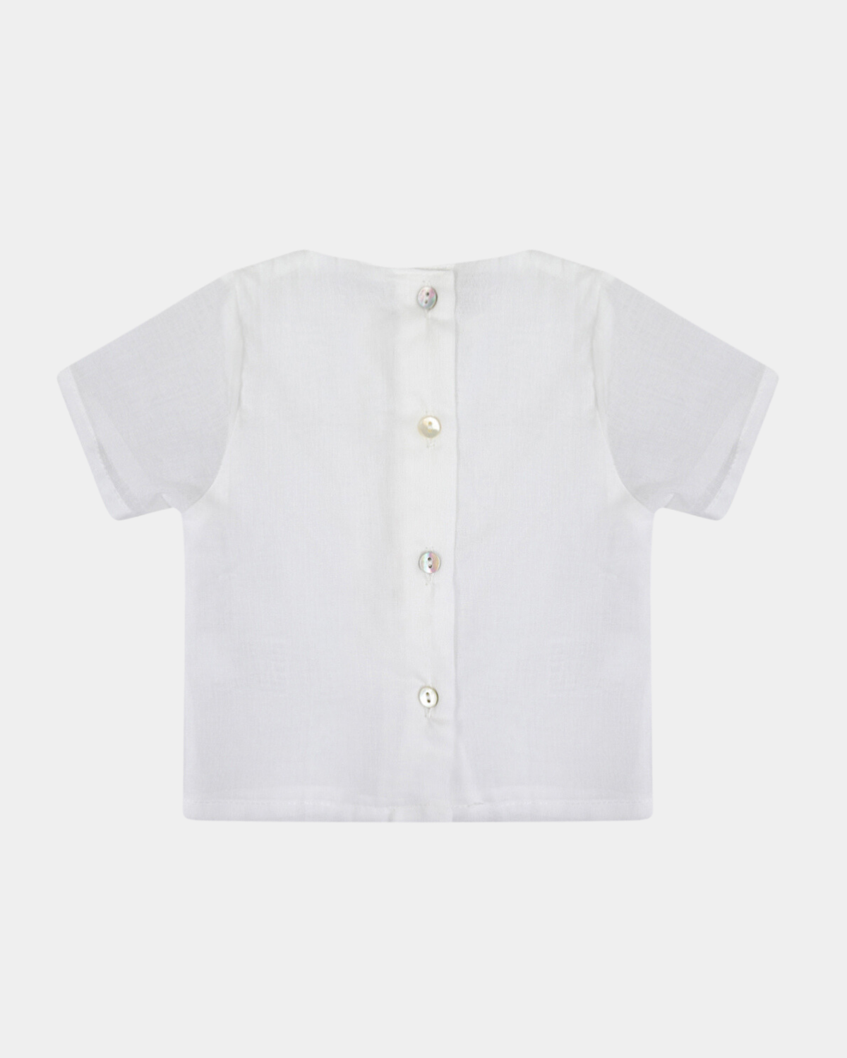 WHITE LINEN NAPLES BLOUSE