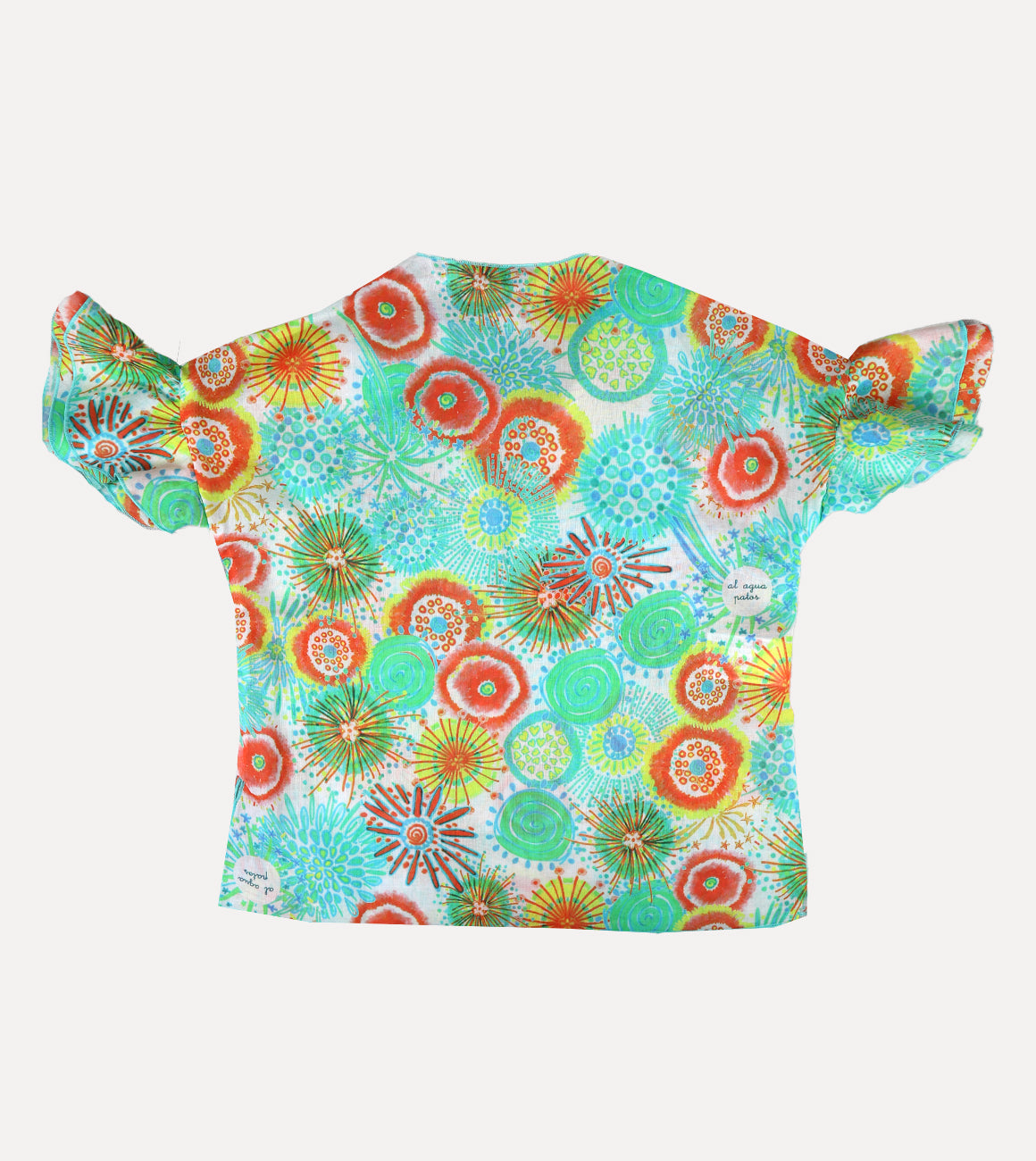 FIRE PRINT KAFTAN