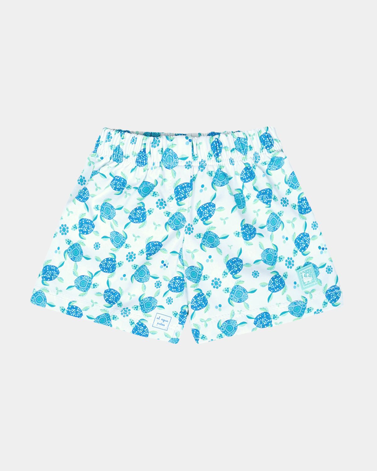 BOXER IN LYCRA TARTARUGHE BLU