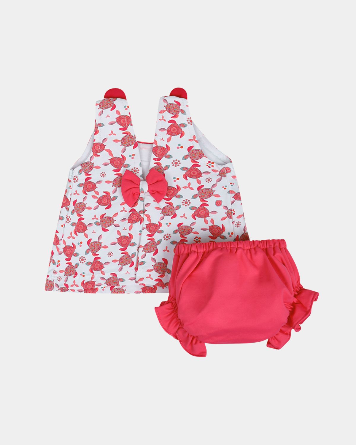 BIKI BEBE LYCRA TORTUGAS ROJA