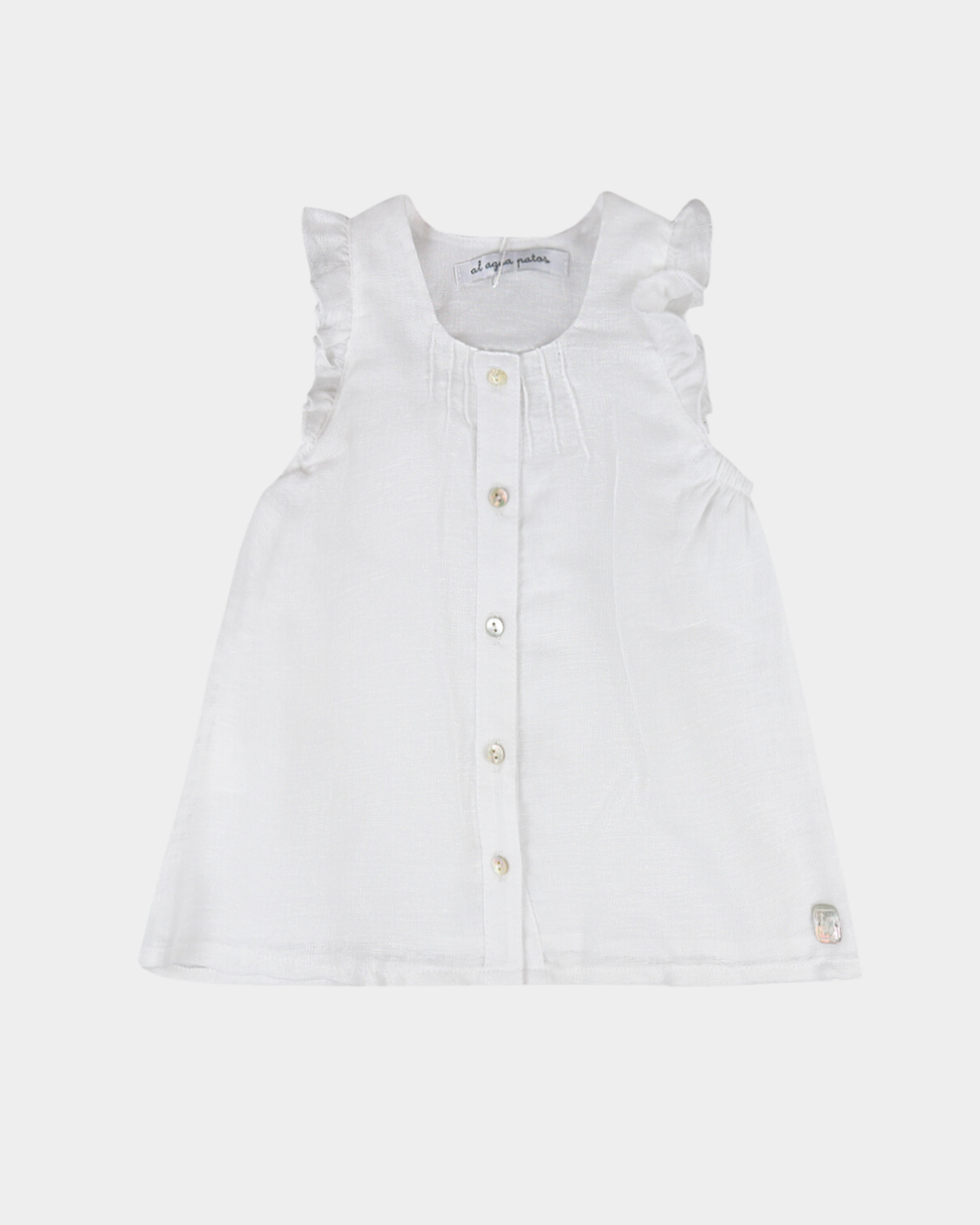 MILAN WHITE LINEN BLOUSE