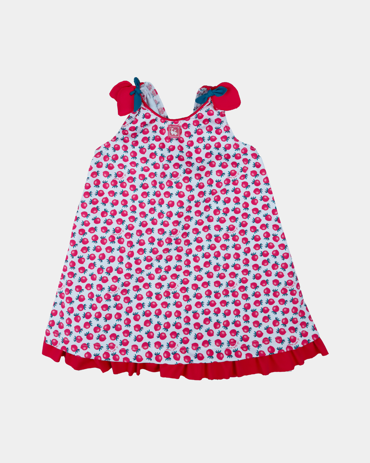 VESTIDO LYCRA FRESAS