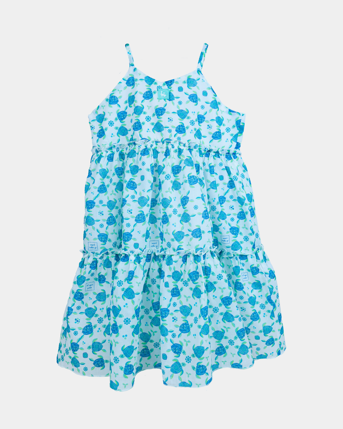 VESTIDO V. 3 VOL. TOR. AZUL