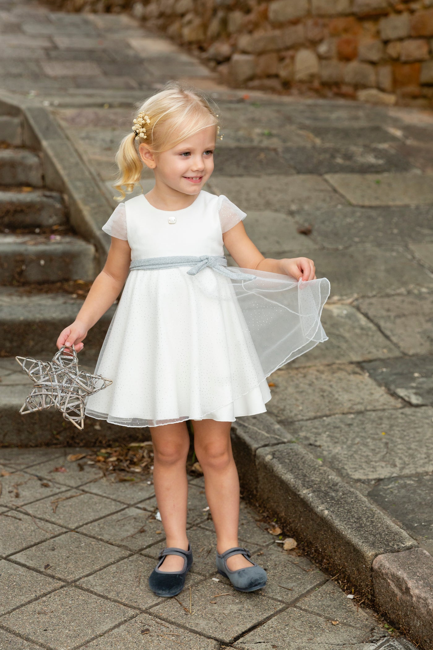 VESTIDO LANA BLANC