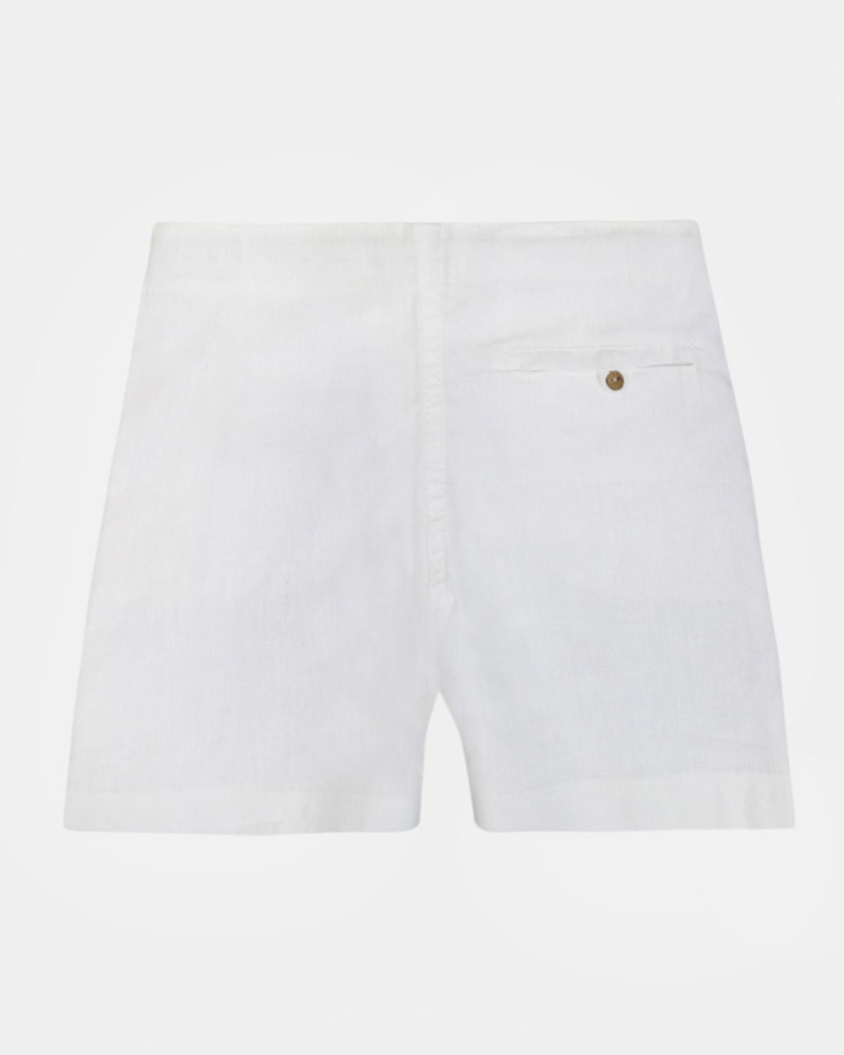 WHITE LINEN SHORTS