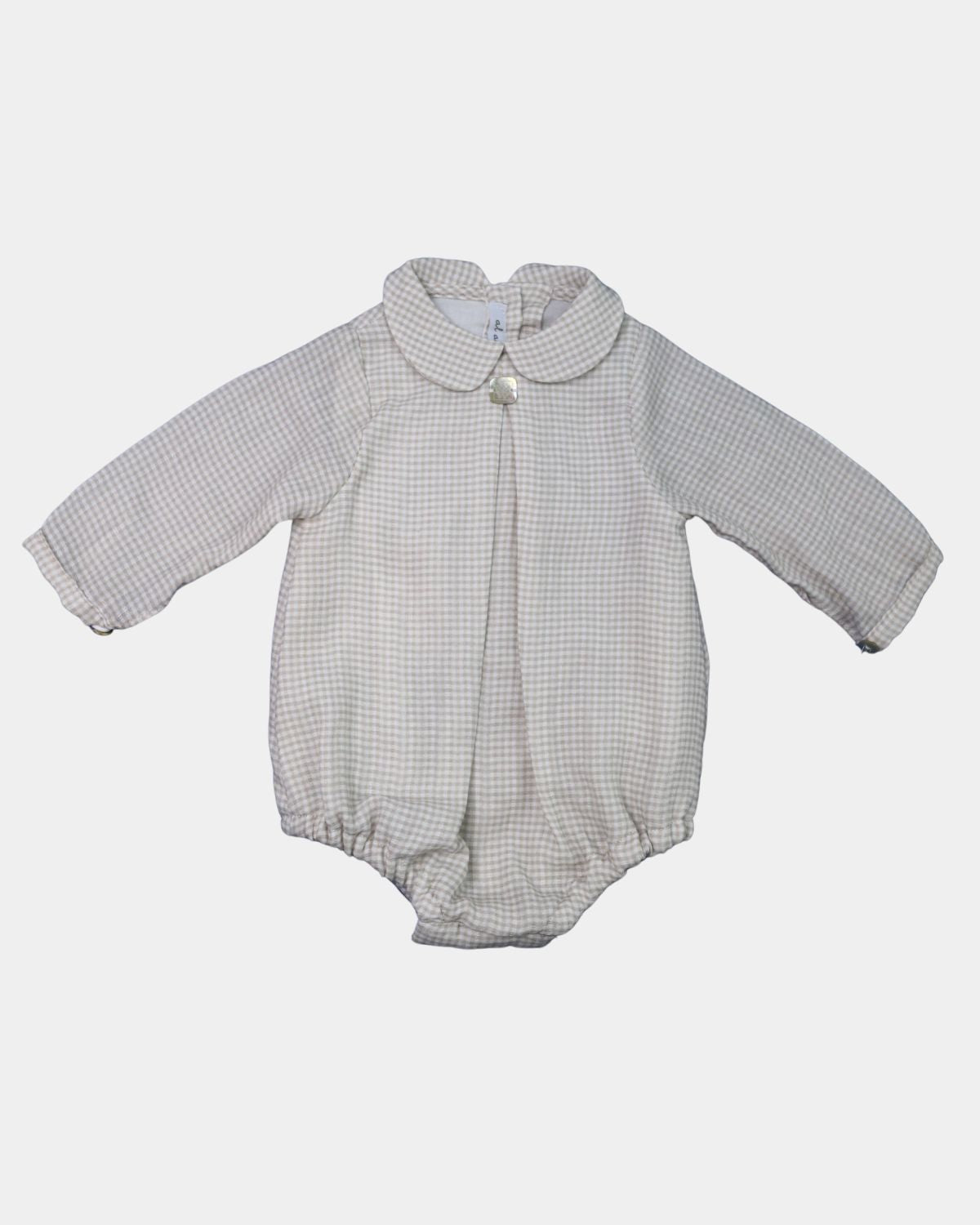 BLUSA/BODY  VICHY BEIG