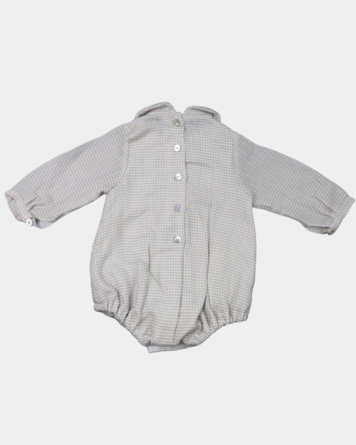 BLUSA/BODY  VICHY BEIG