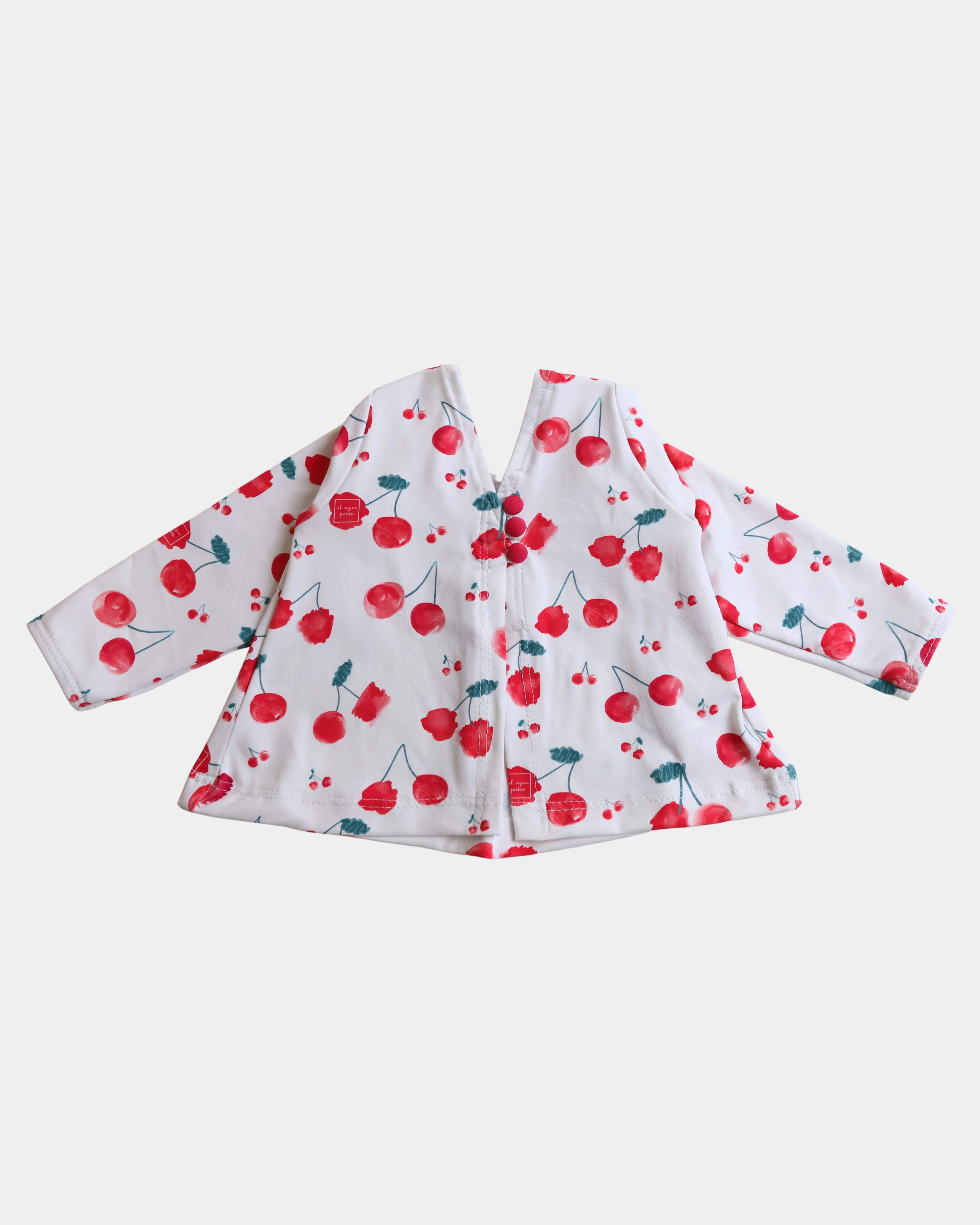 CAMISETA NIÑA M/L CEREZAS