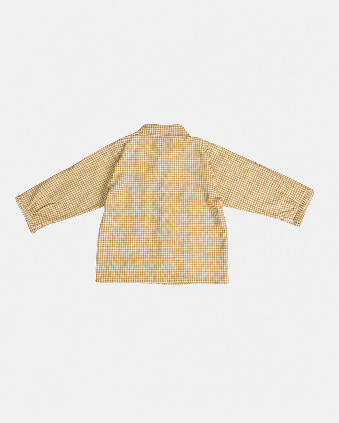 CAMISA VICHY OCRE