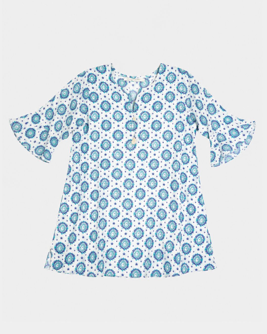 KAFTAN ESTAMPADO ESCUDOS