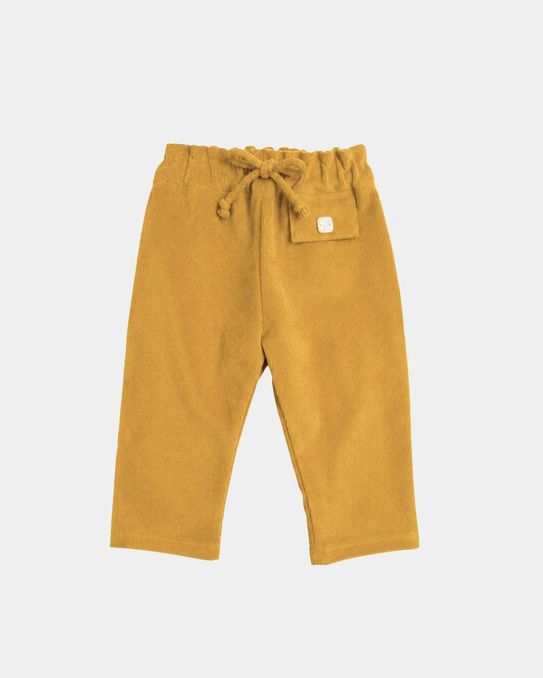 PANTALON BEBE PANA OCRE