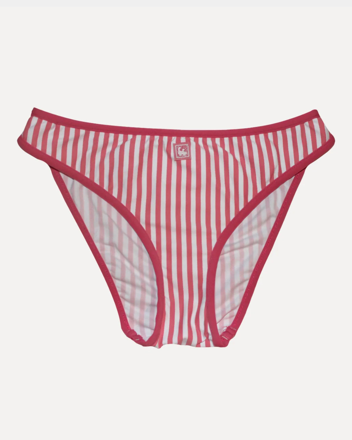 Mutandine bikini a righe rosse Mama
