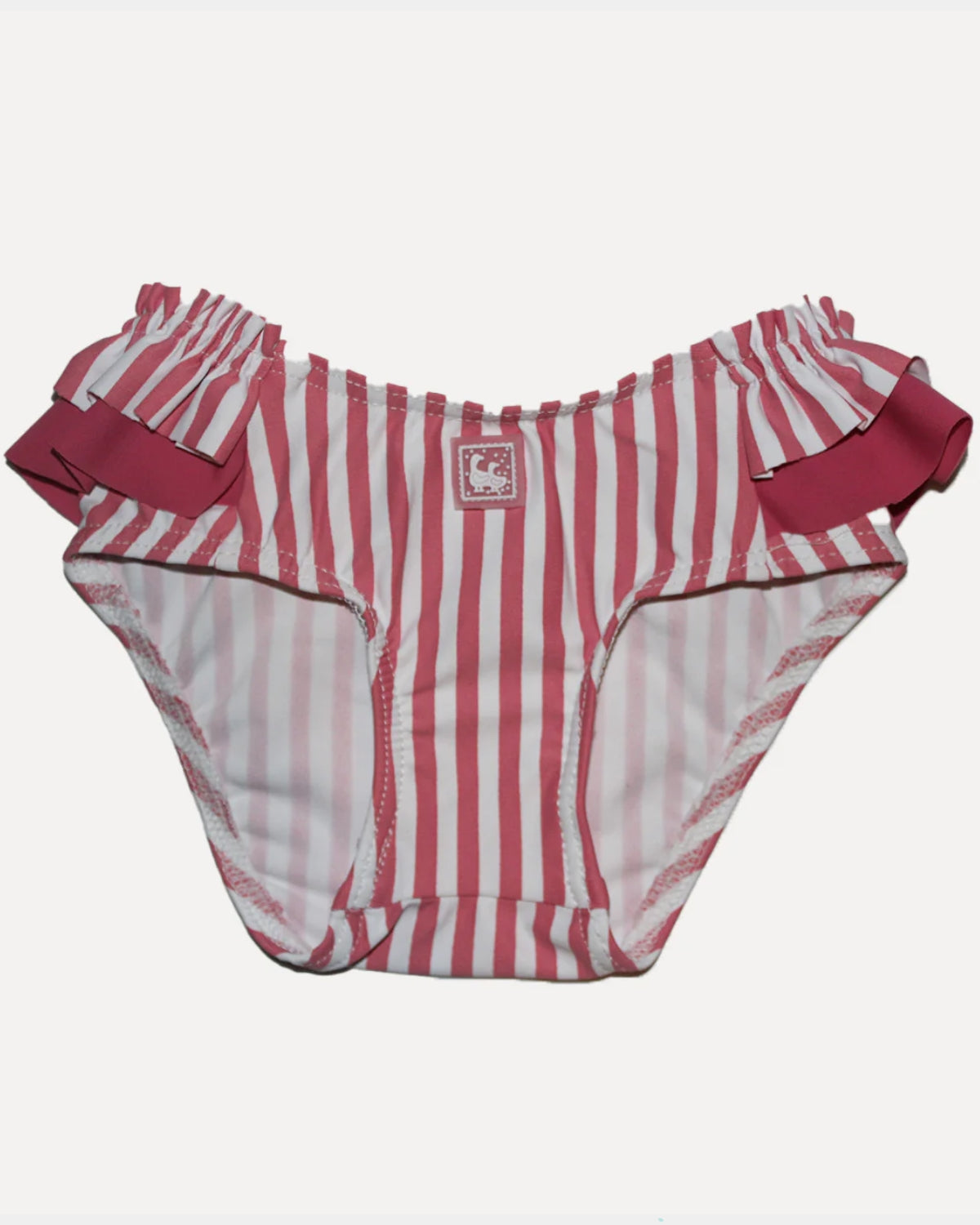 RED STRIPED LYCRA BRIEFS