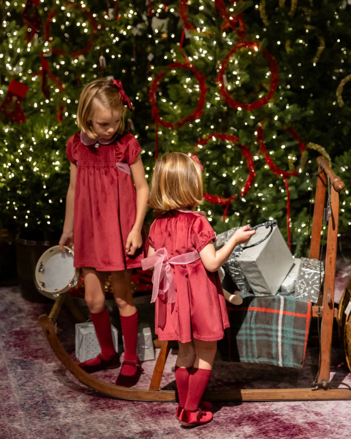 VESTIDO CARLOTA GRANATE