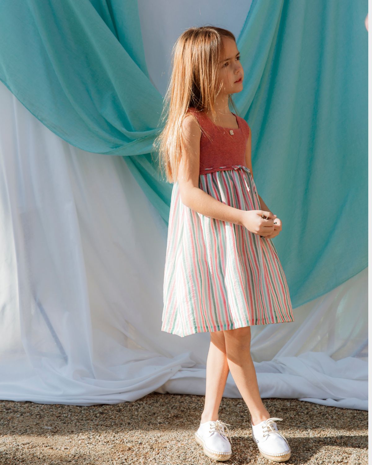 ABITO SANDRA CON SPALLINE A FARO