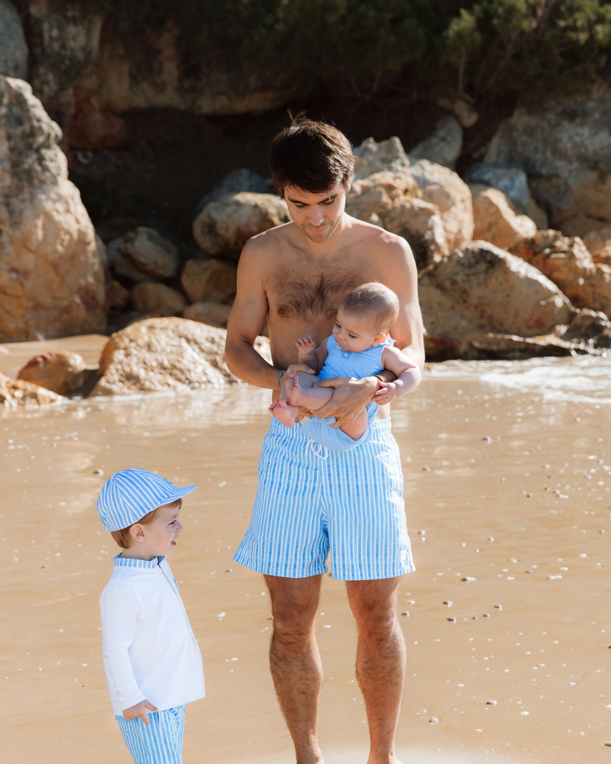 BOXER STRIPED DAD SURF